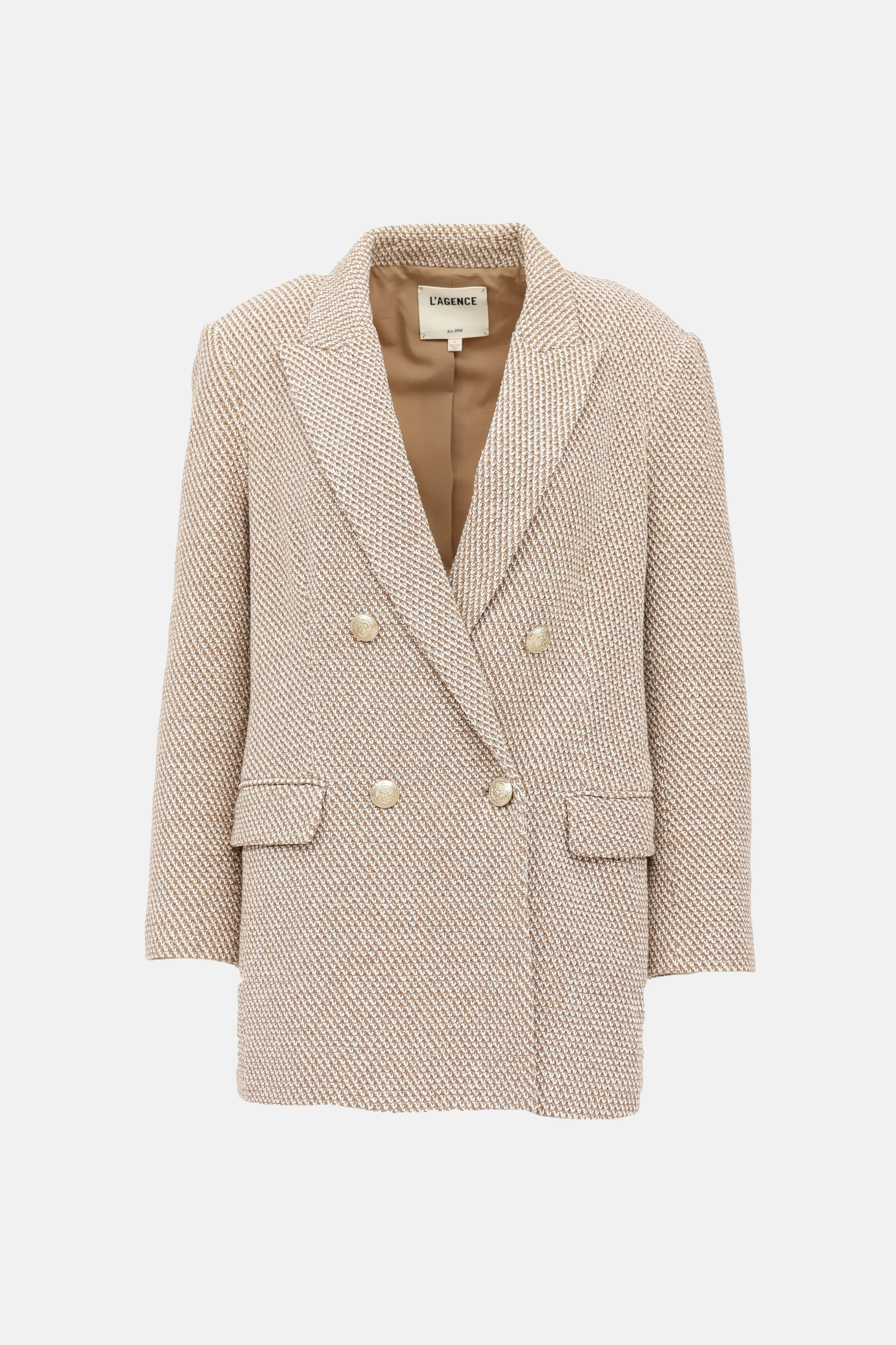 Tweed Metallic Blazer sold by VSP Consignment