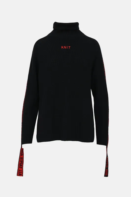 Wool Tape Knit Sweater made by Doublet