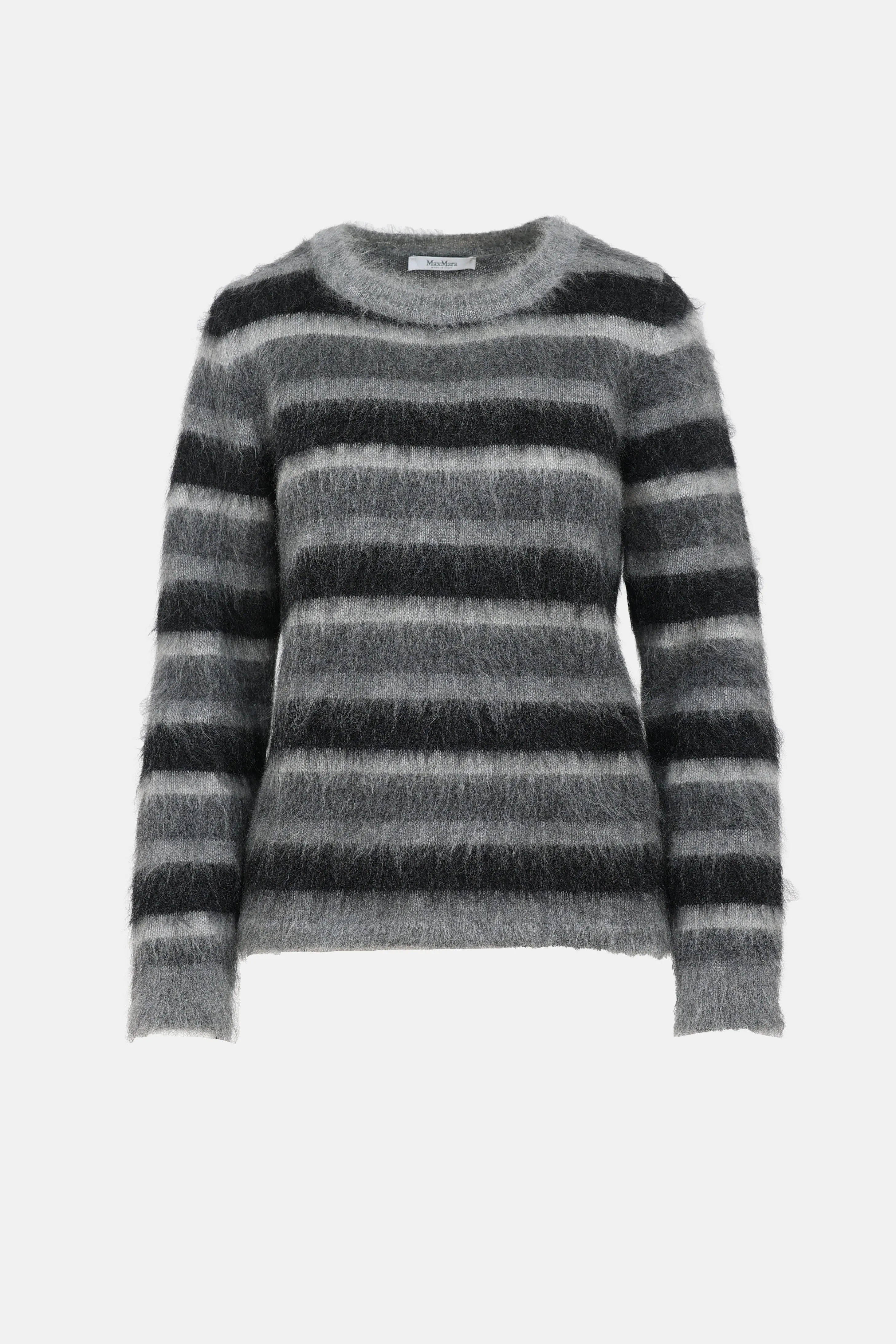 Mohair Knit Striped Sweater sold by VSP Consignment