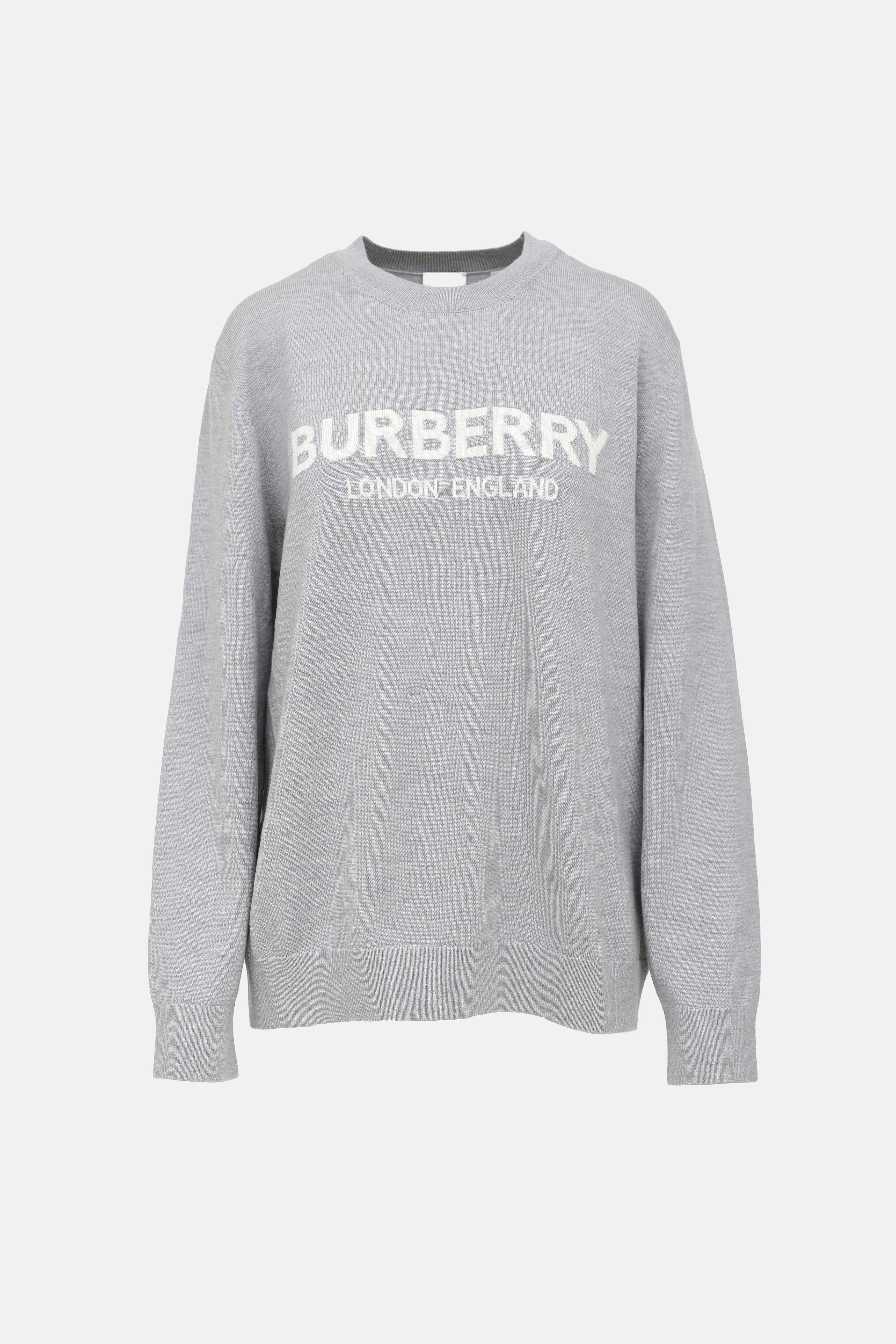 Wool Fennell Knit Logo Sweater sold by VSP Consignment