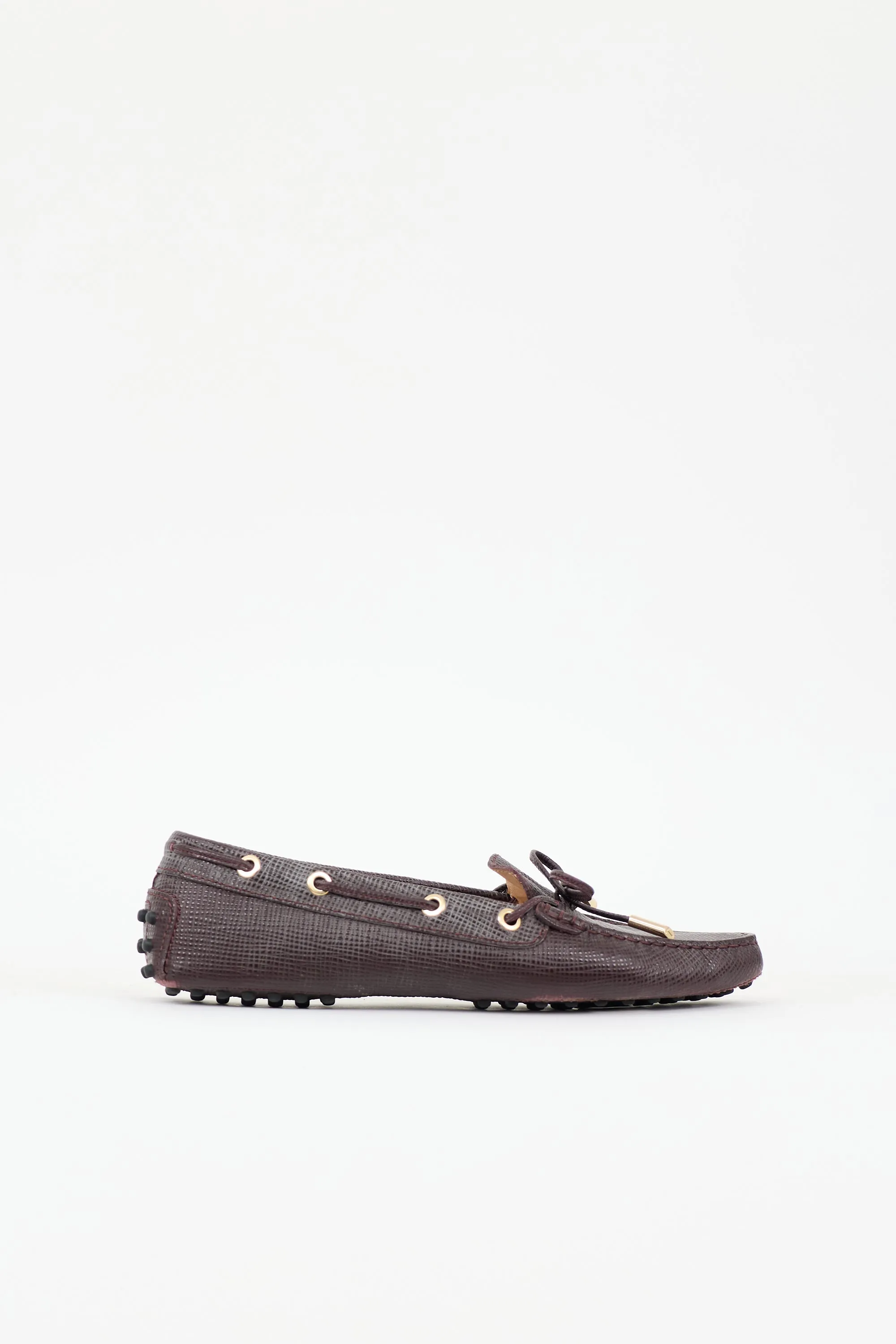 Leather Gommino Boat Loafer sold by VSP Consignment
