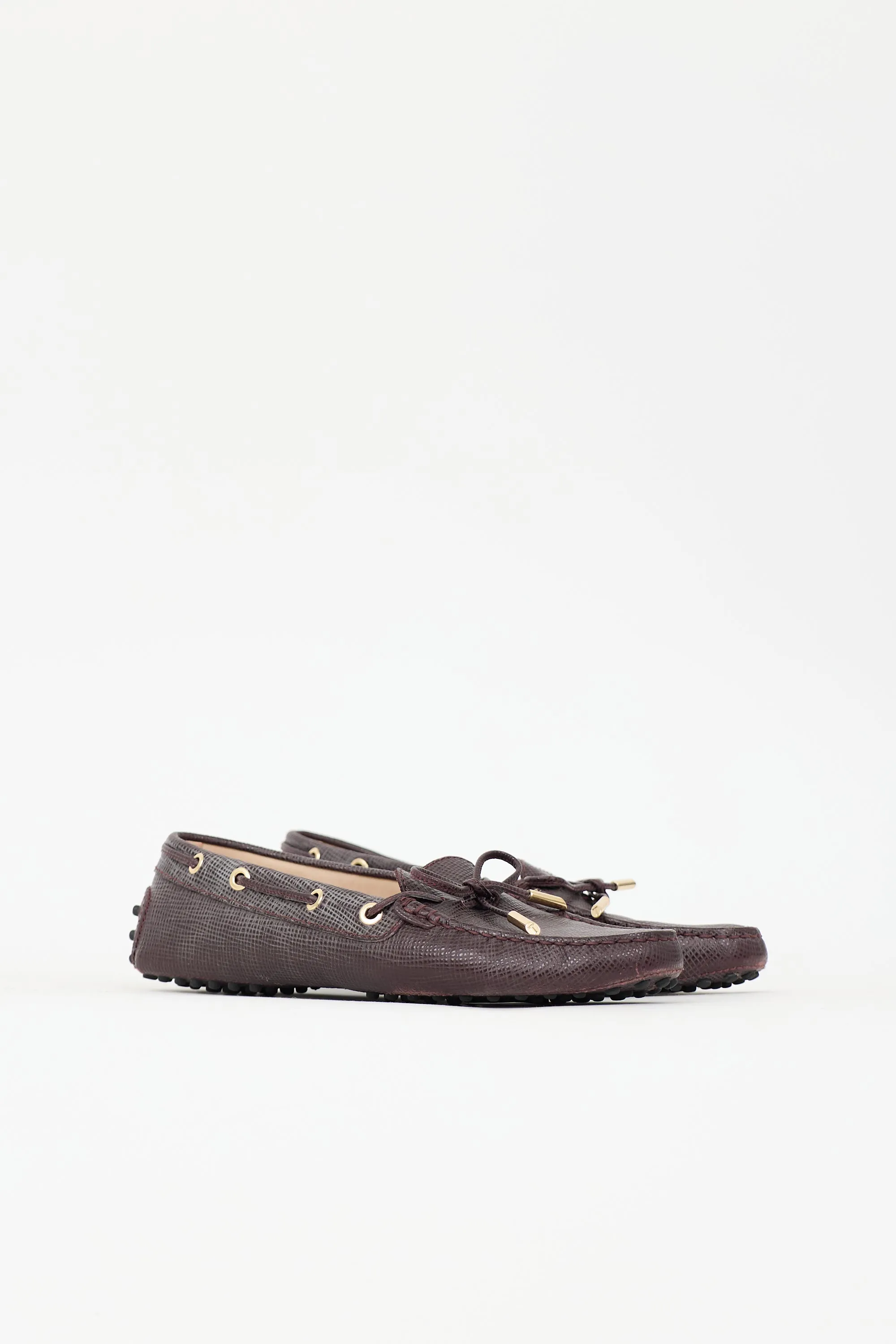 Leather Gommino Boat Loafer sold by VSP Consignment product image thumbnail 3