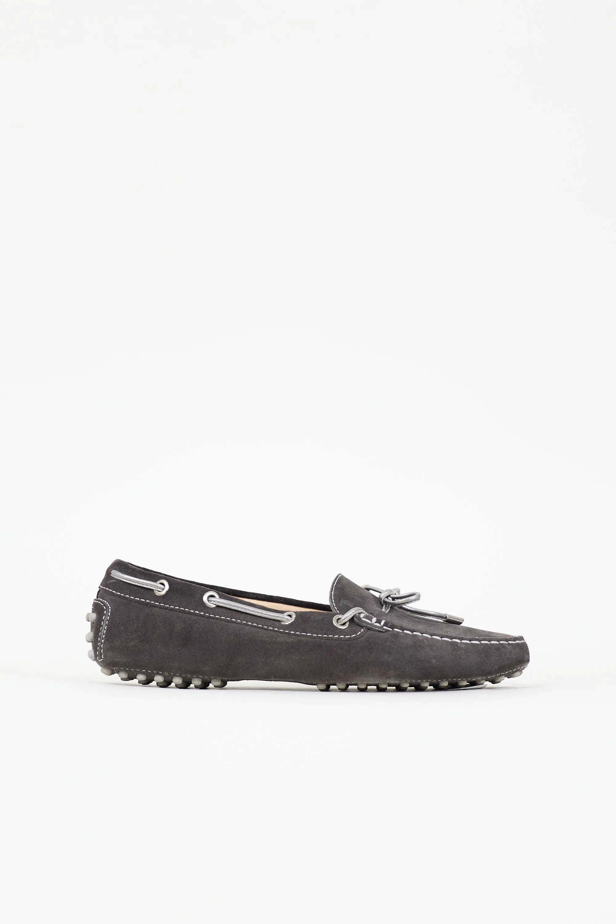 Suede Gommino Boat Loafer sold by VSP Consignment