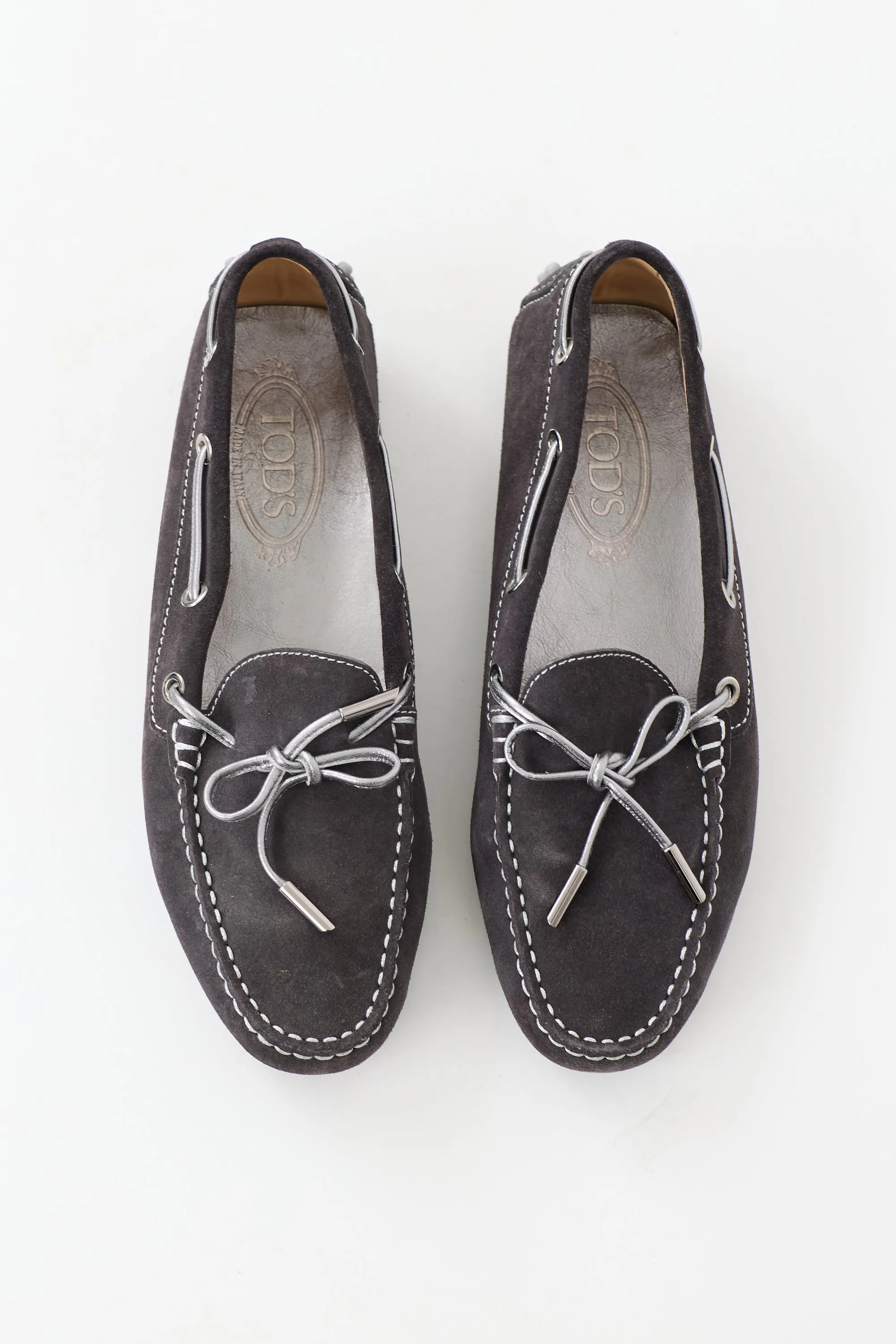 Suede Gommino Boat Loafer sold by VSP Consignment product image thumbnail 2