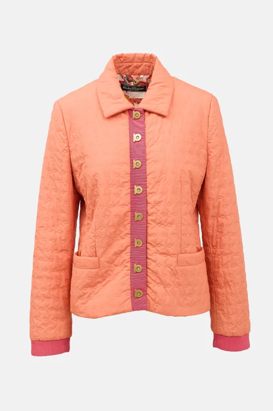 Quilted Gancini Jacket made by Salvatore Ferragamo