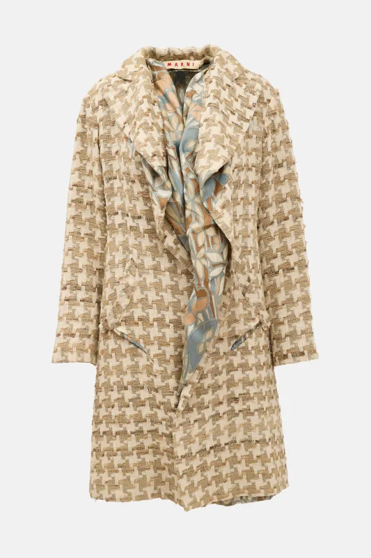 Silk Woven Coat sold by VSP Consignment