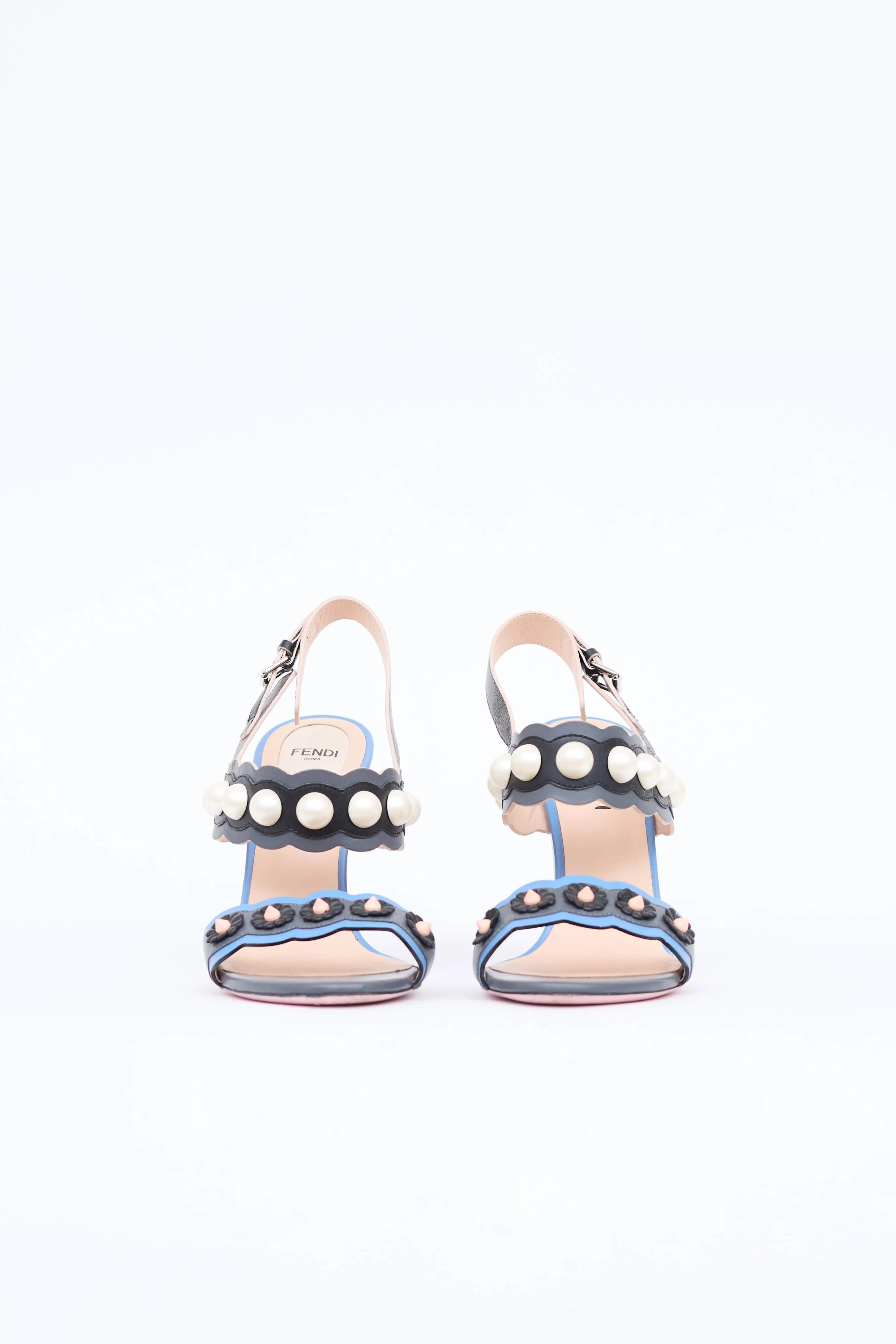 Pearl Block Heel sold by VSP Consignment product image thumbnail 3