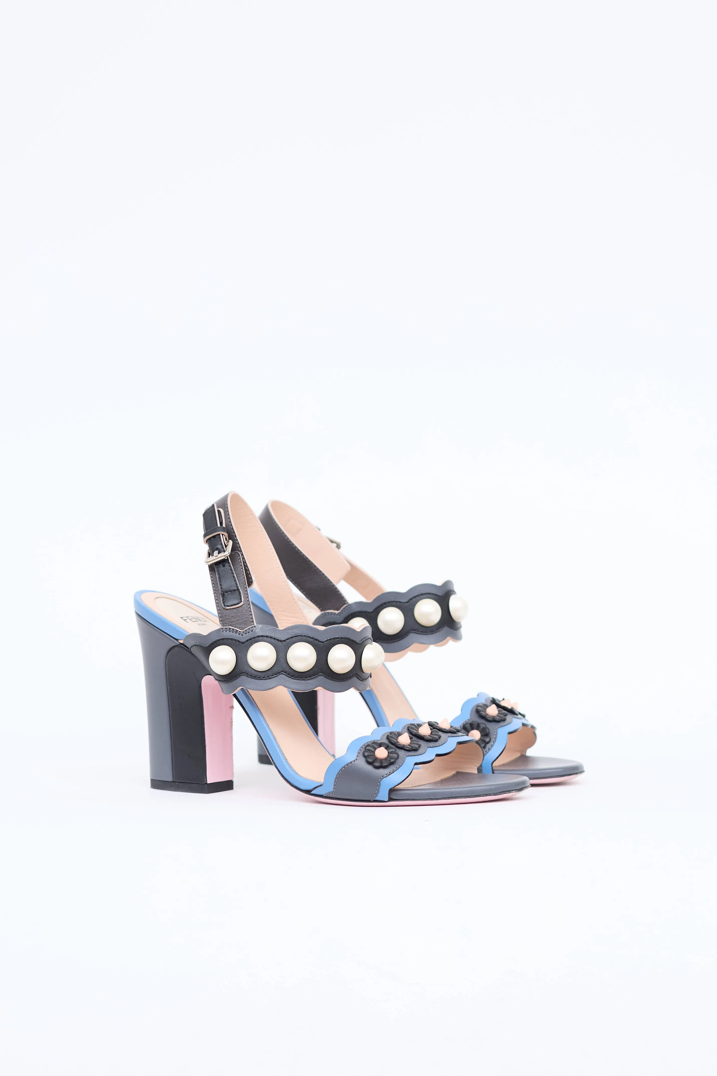 Pearl Block Heel sold by VSP Consignment product image thumbnail 2