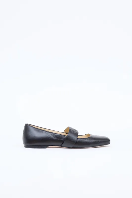 Logo Ballet Flat made by Jimmy Choo