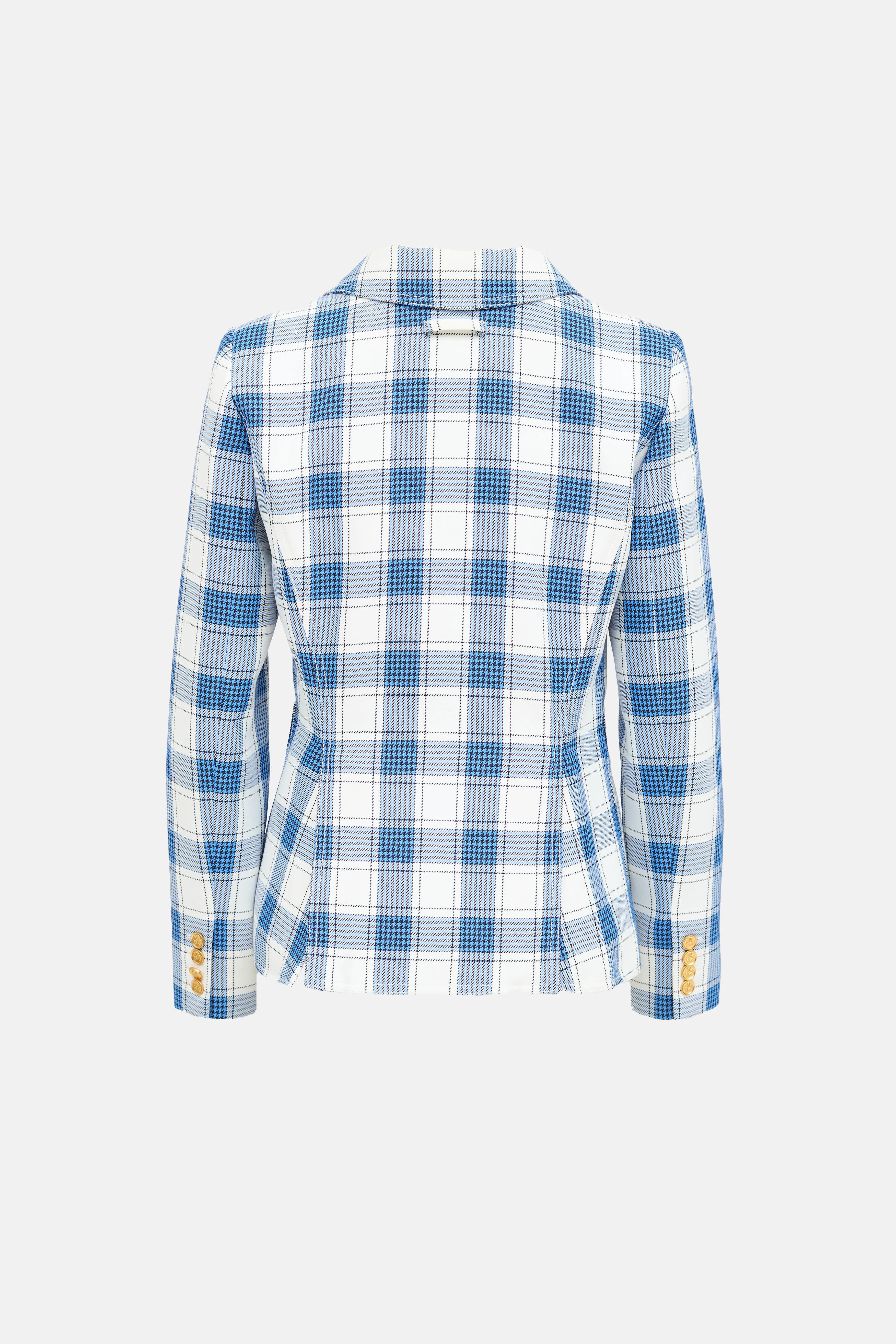 Plaid Single Button Blazer sold by VSP Consignment product image thumbnail 2