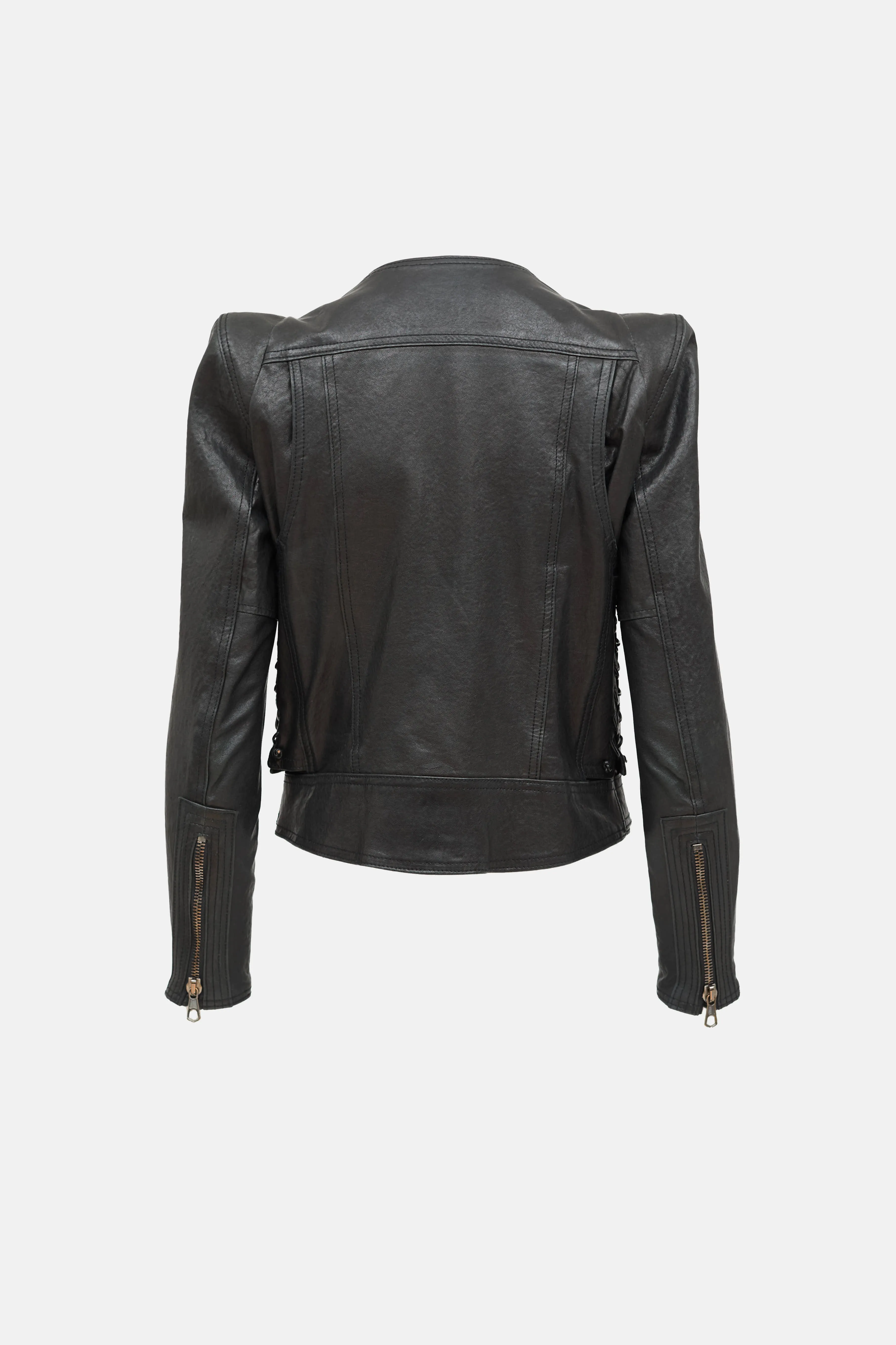 Leather Biker Jacket sold by VSP Consignment product image thumbnail 2