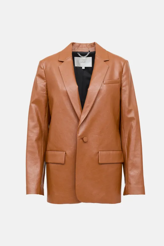 Faux Leather Blazer made by A.L.C.