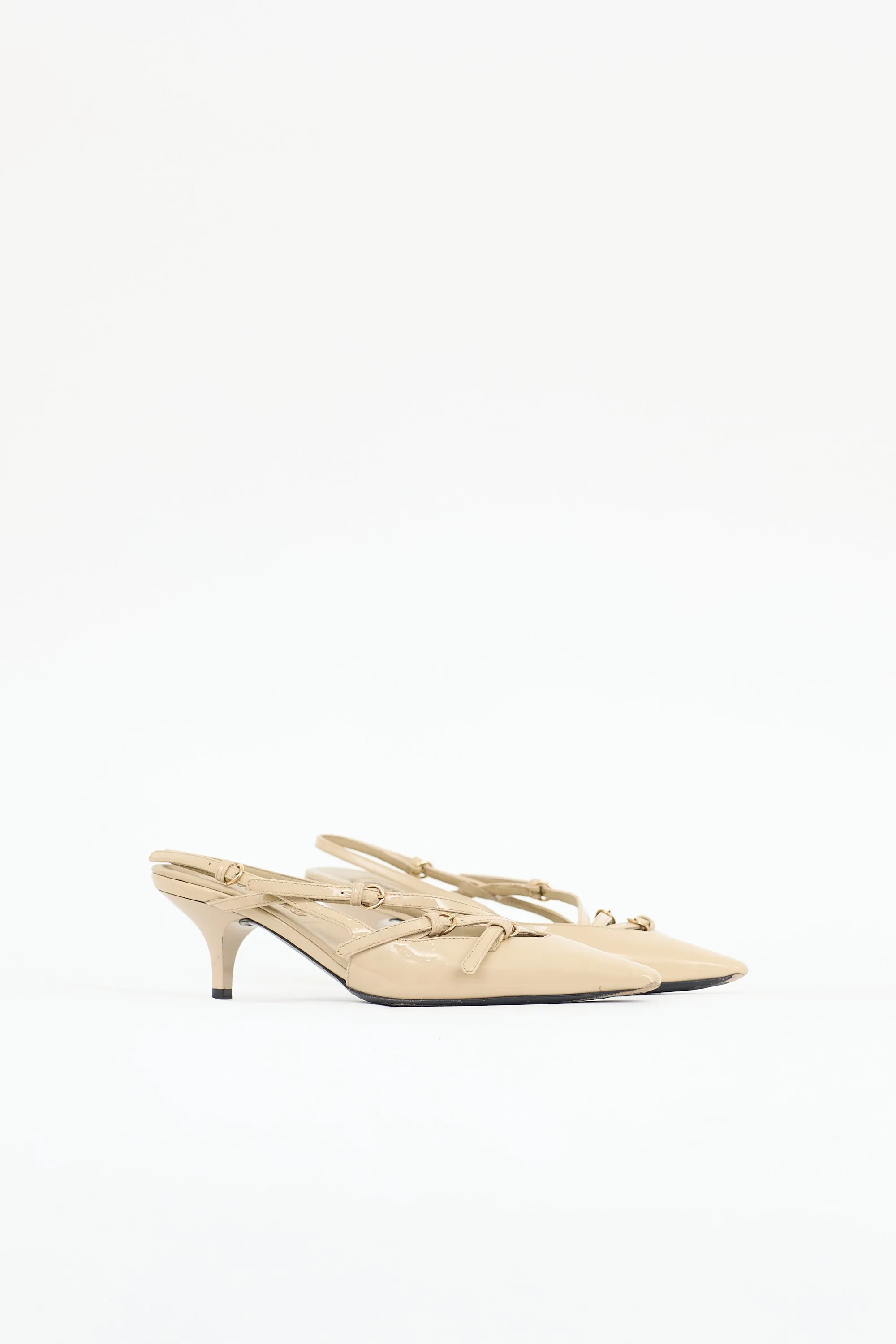 Patent Buckle Slingback Pump sold by VSP Consignment product image thumbnail 2