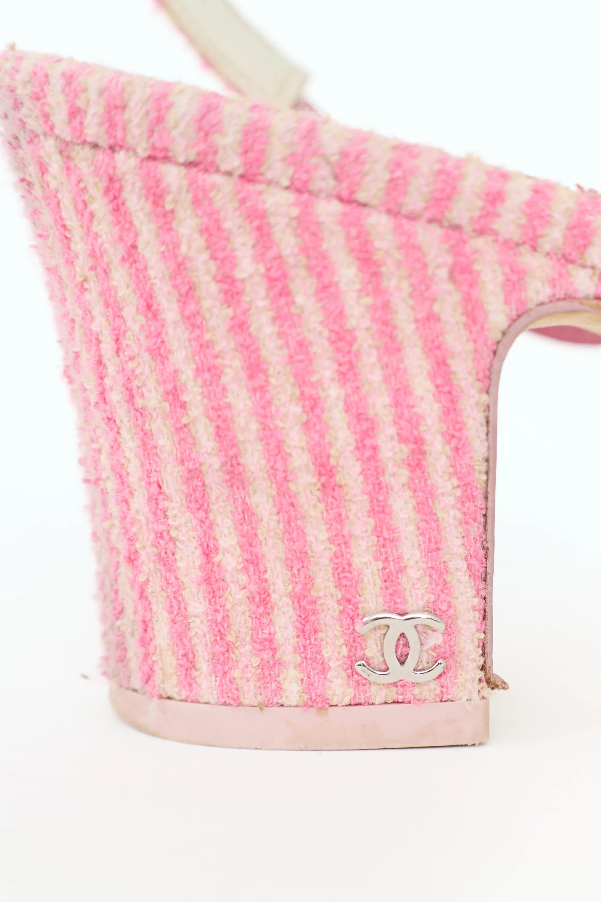 Terry Striped Slingback Pump sold by VSP Consignment product image thumbnail 2
