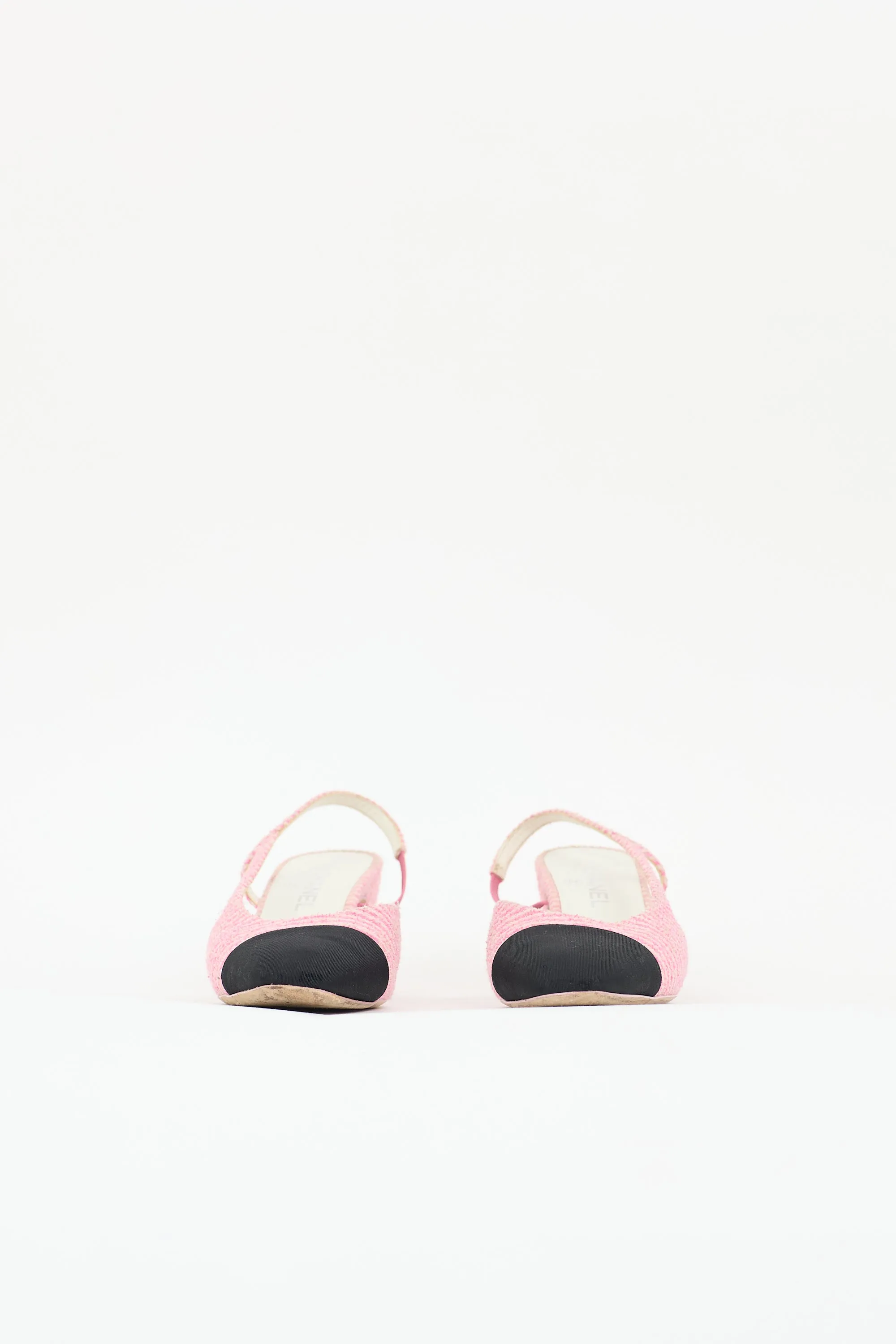 Terry Striped Slingback Pump sold by VSP Consignment product image thumbnail 4
