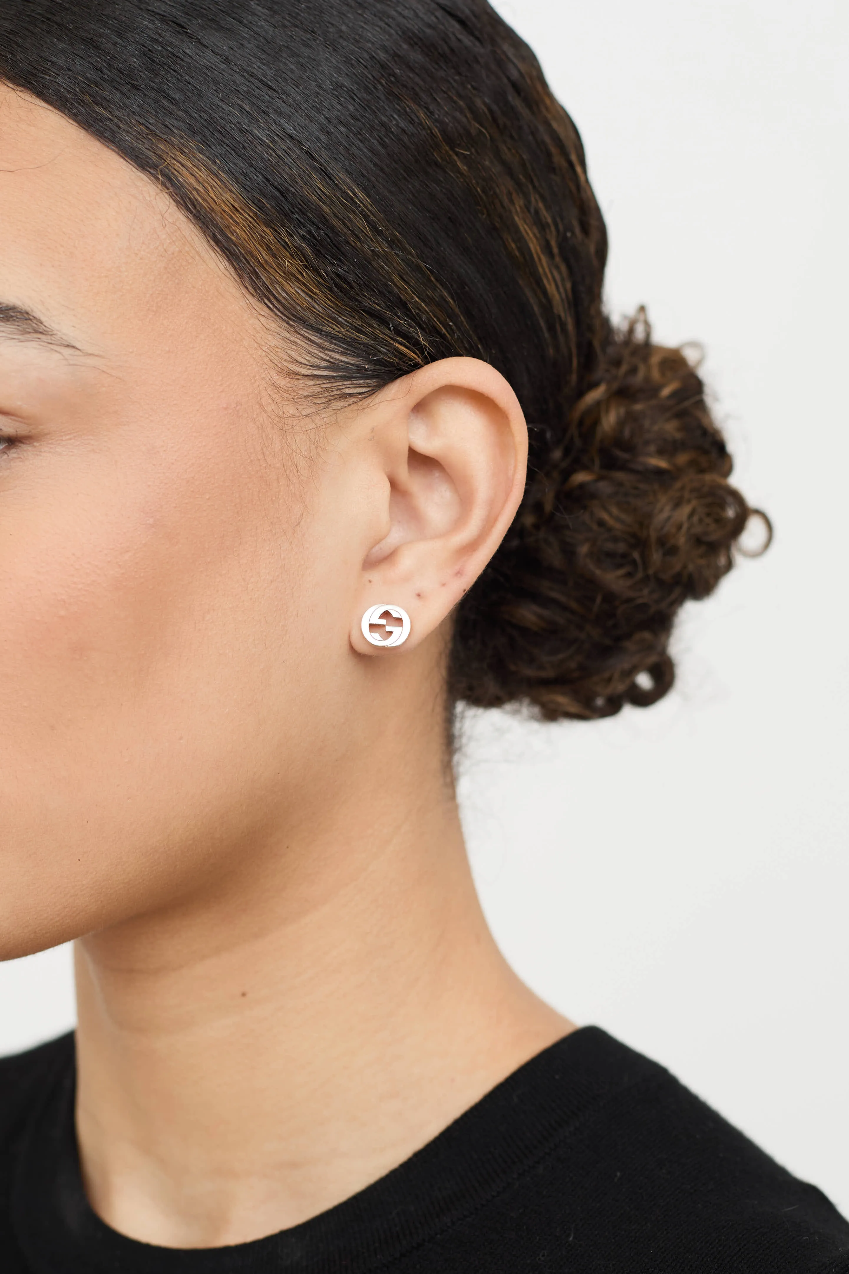 Sterling Silver GG Stud Earring sold by VSP Consignment product image thumbnail 2