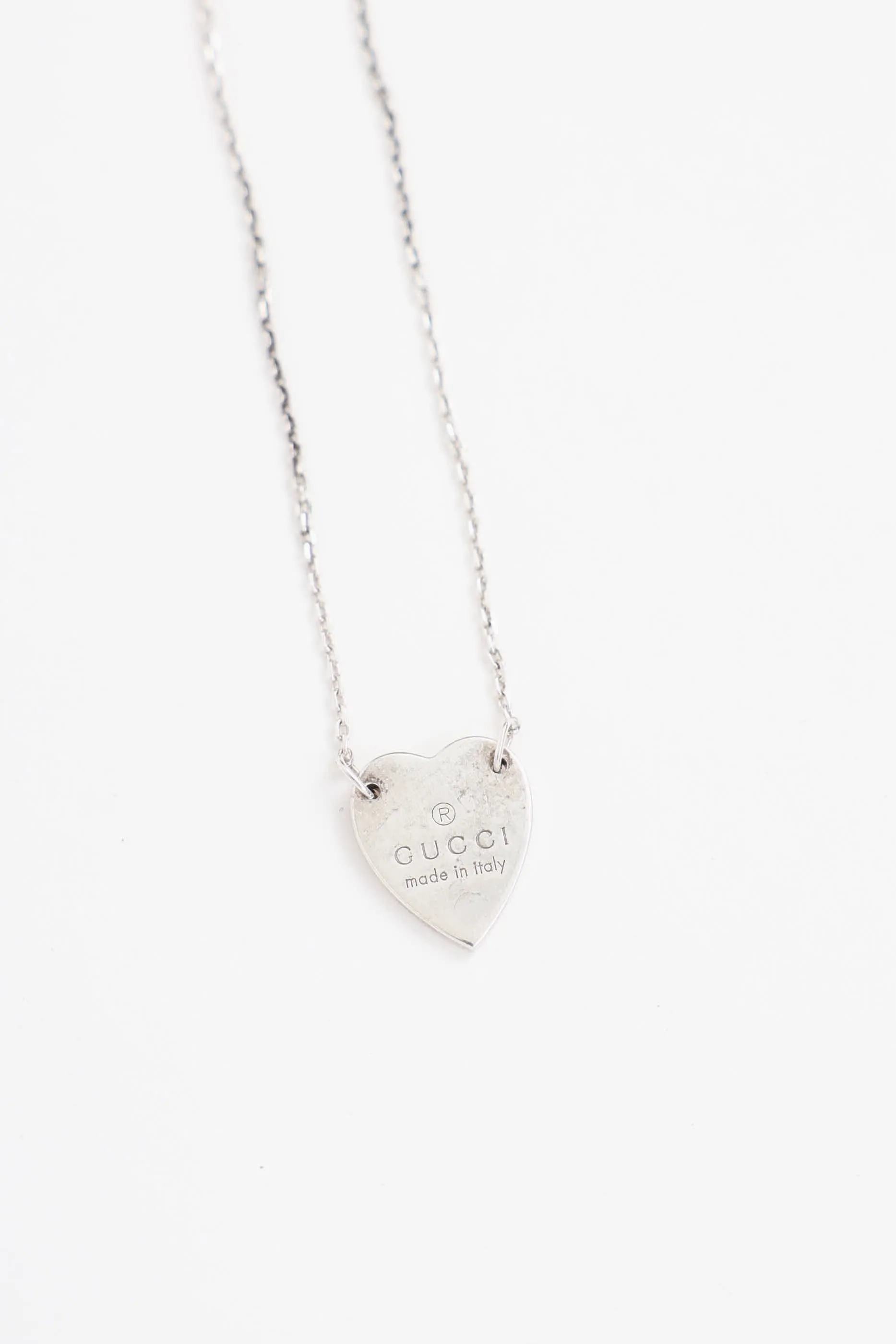 Sterling Silver Heart Logo Necklace sold by VSP Consignment product image thumbnail 3