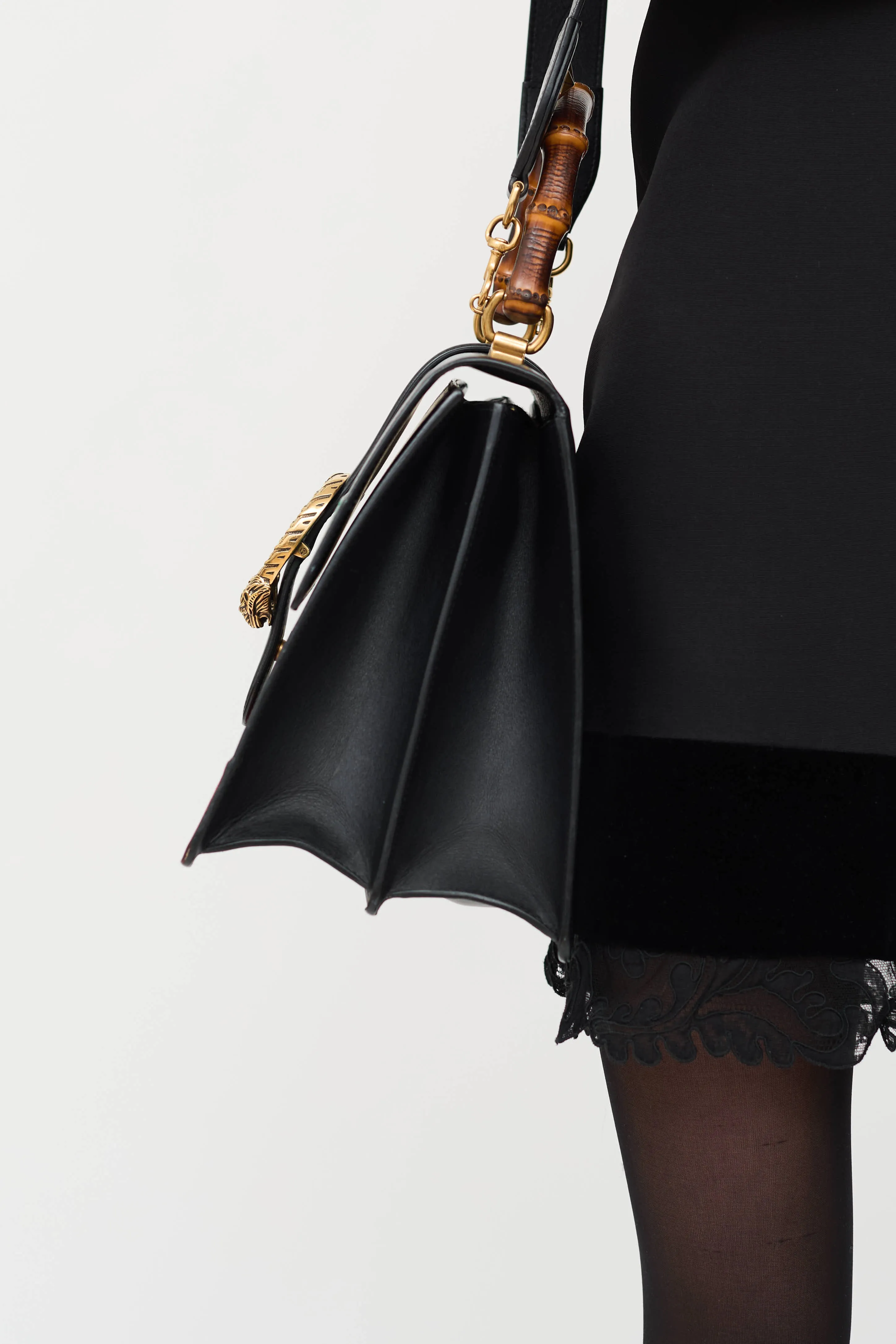 Leather Large Dionysus Web Bag sold by VSP Consignment product image thumbnail 5