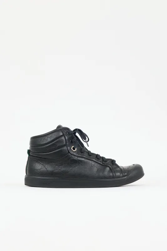Leather Monogram Sneaker made by Gucci