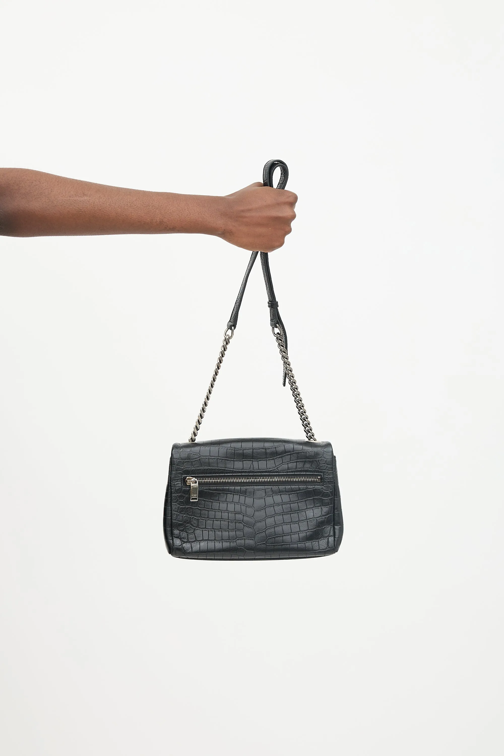 Embossed Leather Small West Hollywood Bag sold by VSP Consignment product image thumbnail 3