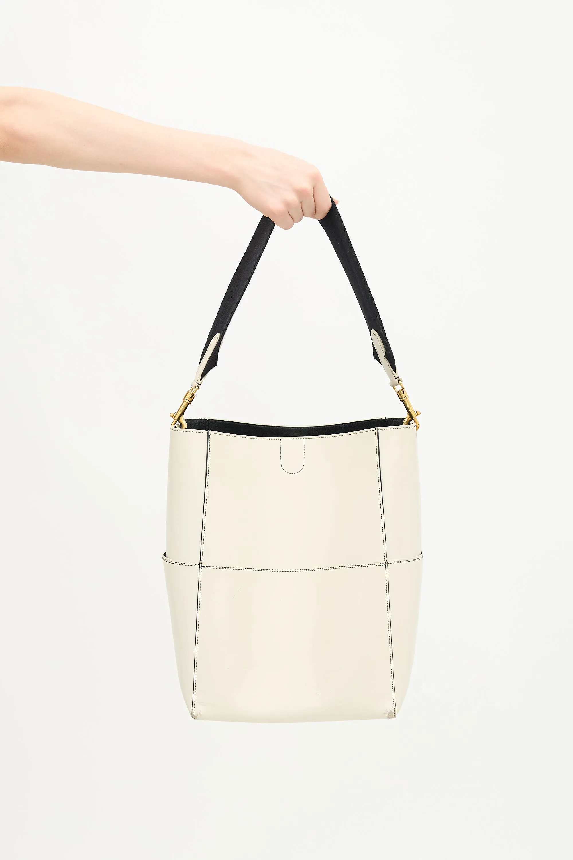 2016 Leather Sangle Seau Bucket Bag sold by VSP Consignment product image thumbnail 3