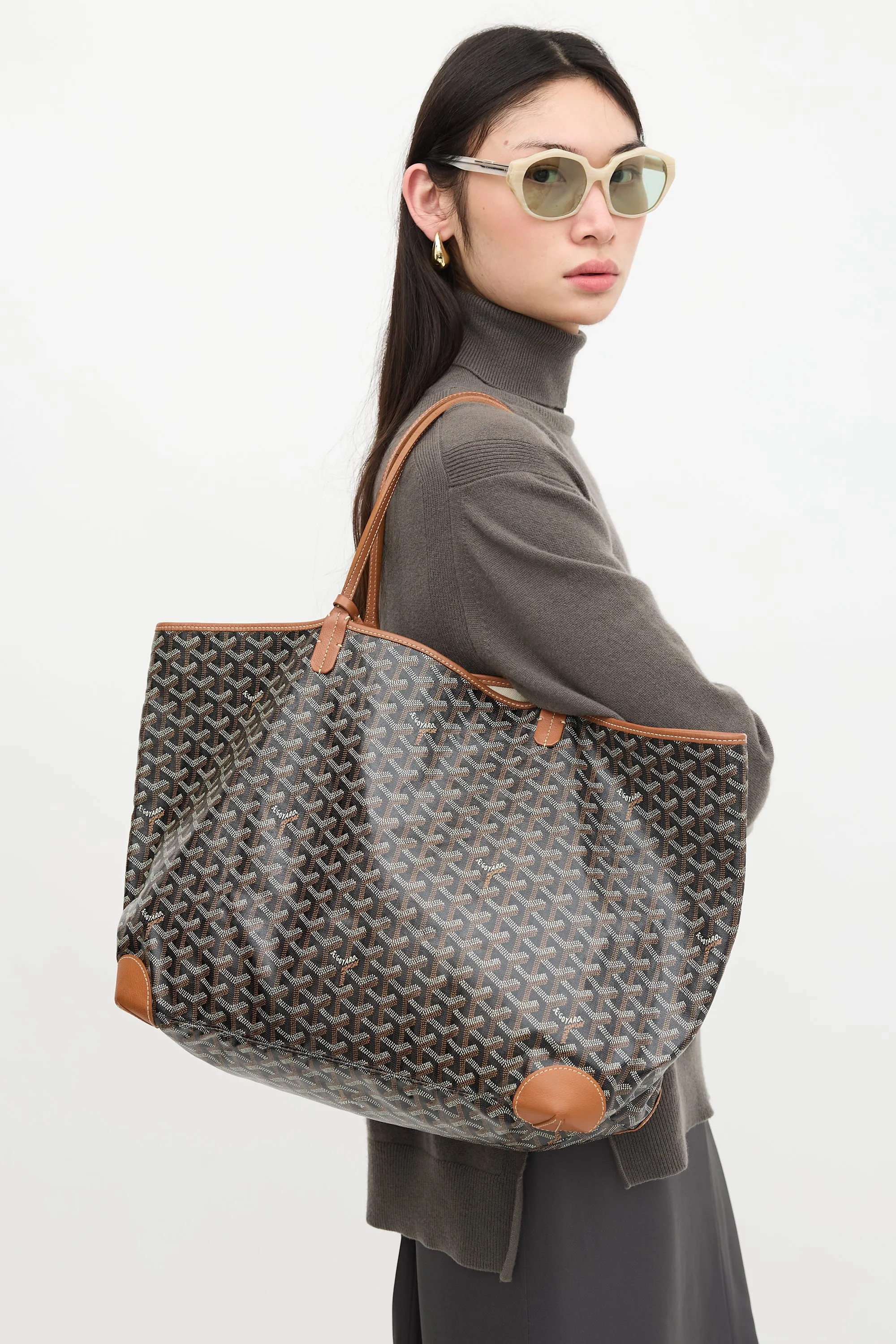 Goyardine St. Louis PM Tote Bag sold by VSP Consignment product image thumbnail 4