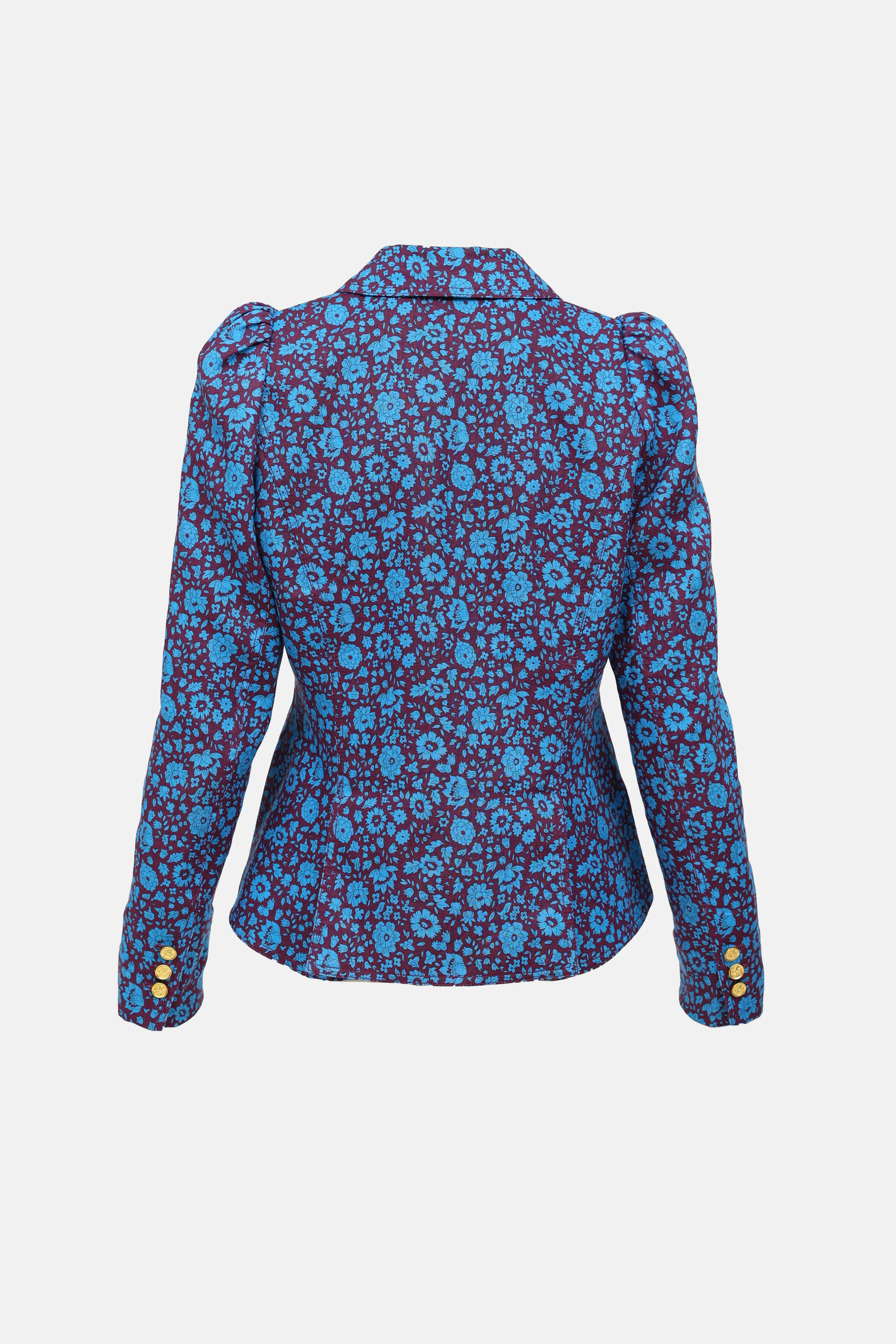 Floral Linen Blazer sold by VSP Consignment product image thumbnail 2