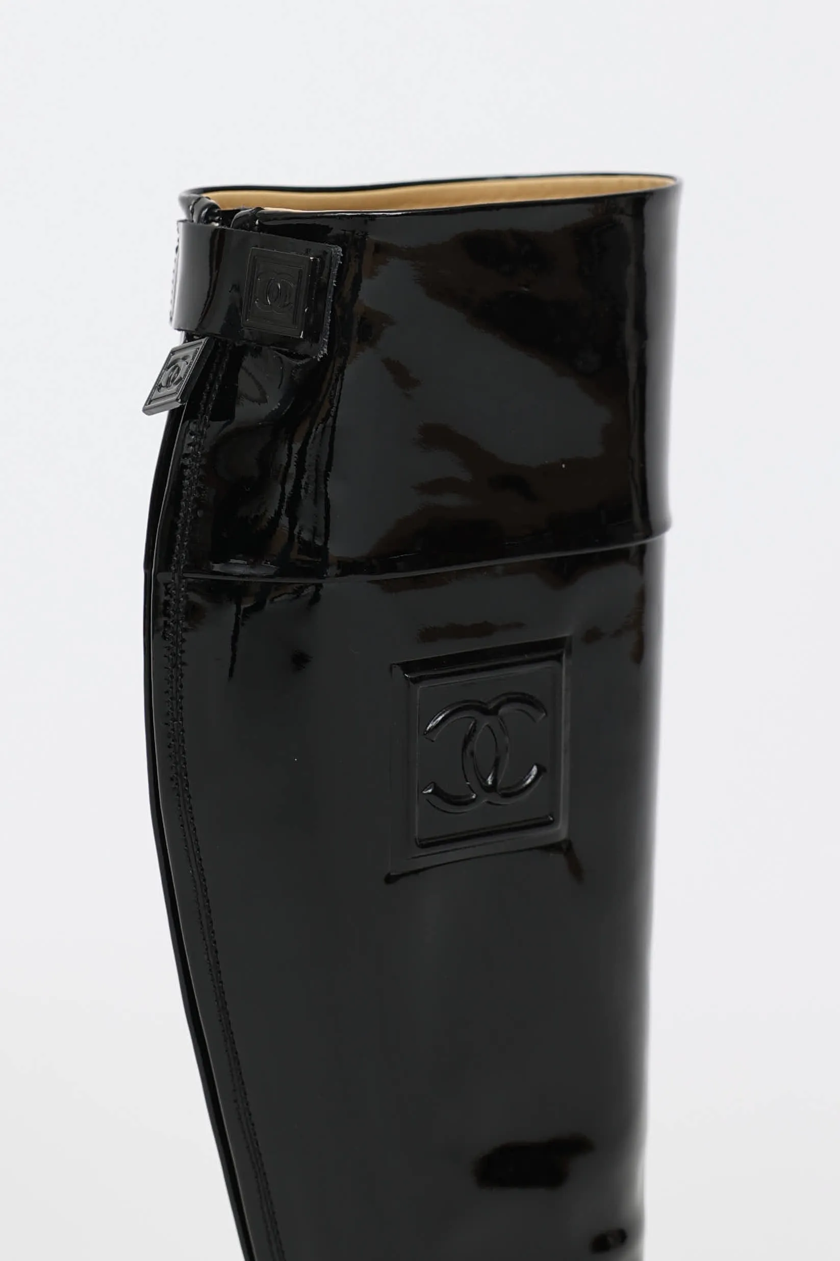 2007 Patent Leather Riding Boot sold by VSP Consignment product image thumbnail 5