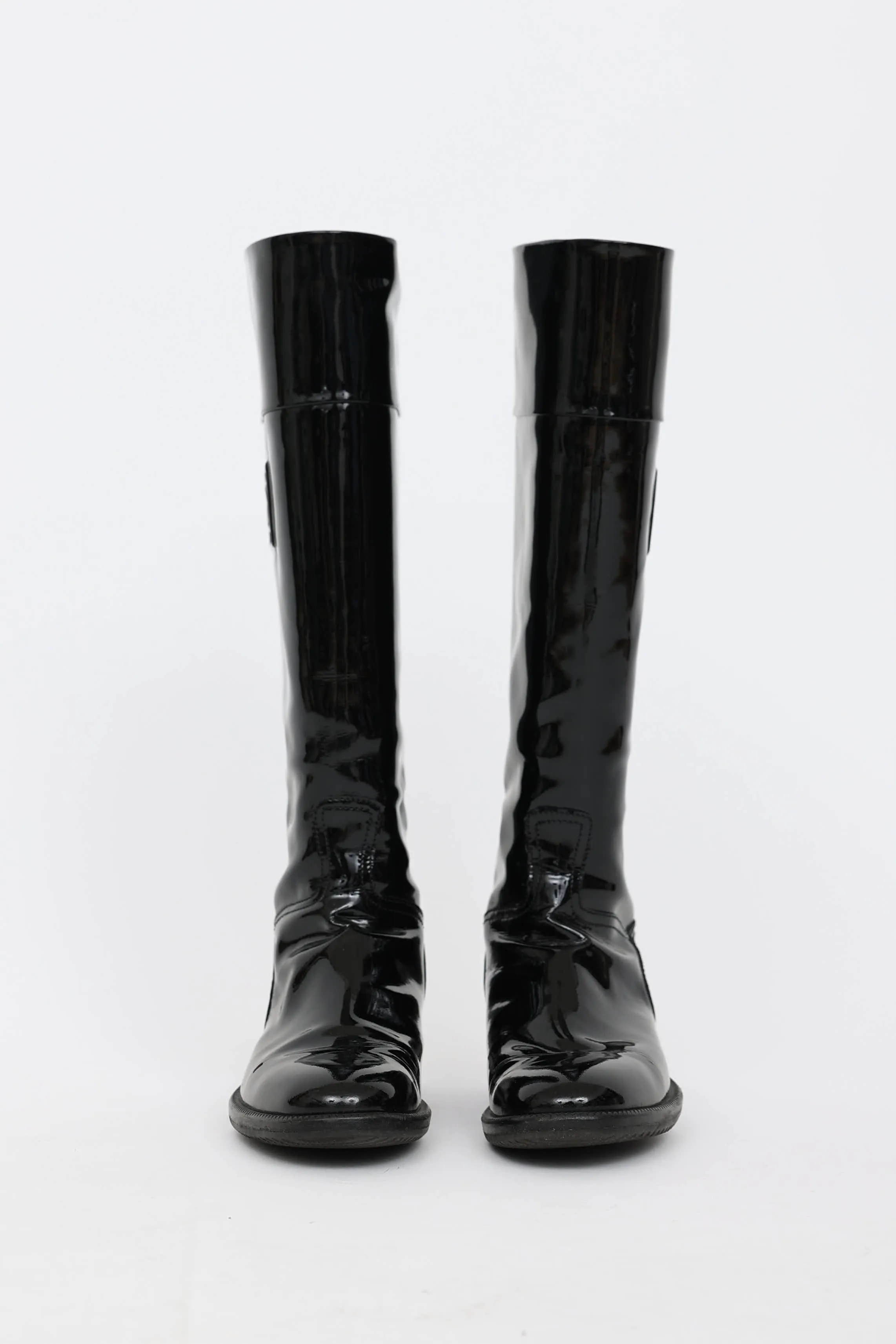 2007 Patent Leather Riding Boot sold by VSP Consignment product image thumbnail 3