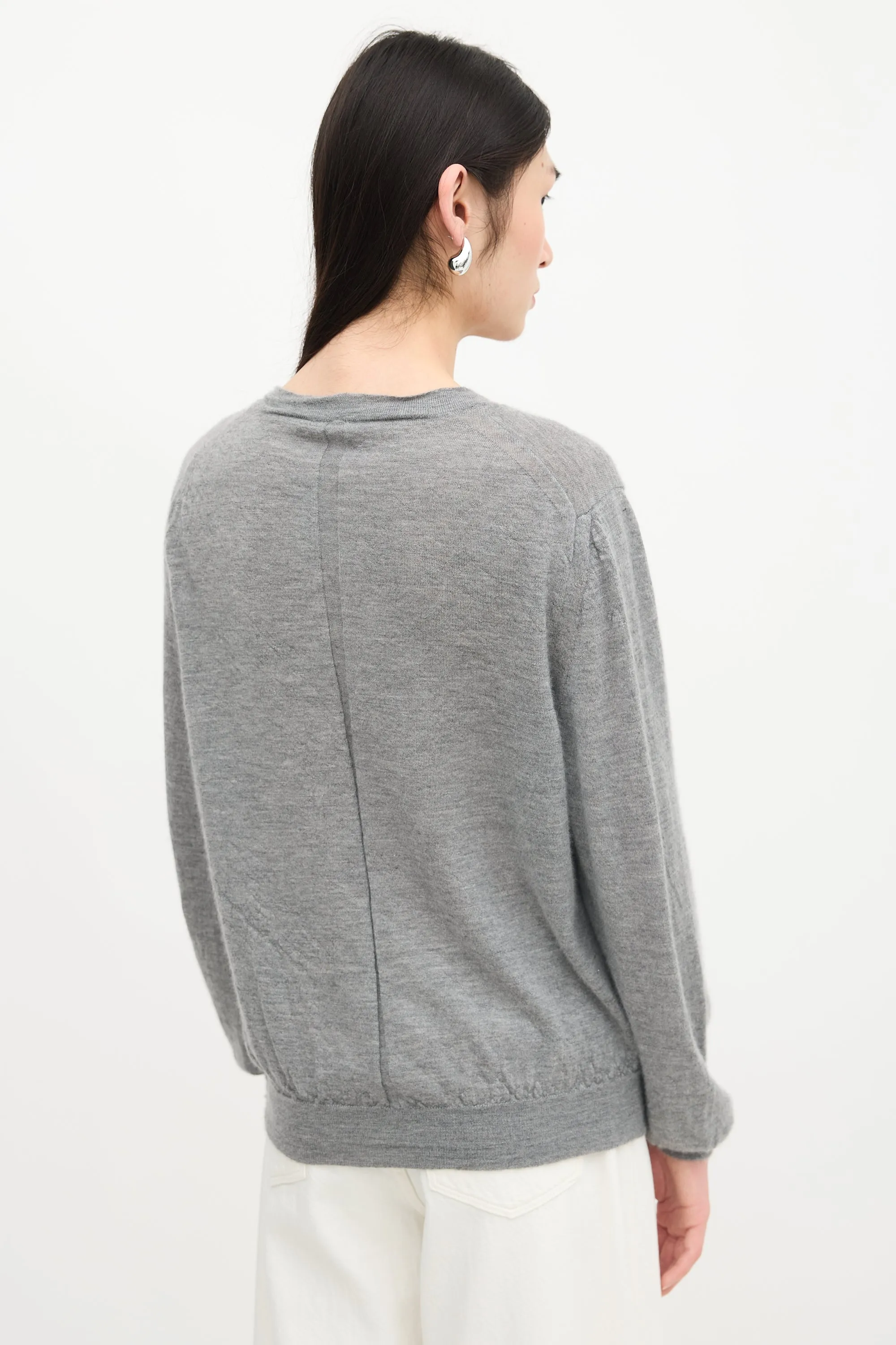 Cashmere V-Neck Sweater sold by VSP Consignment product image thumbnail 4