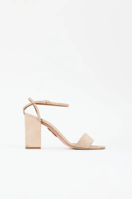 Suede Thaiti Sandal made by Aquazzura