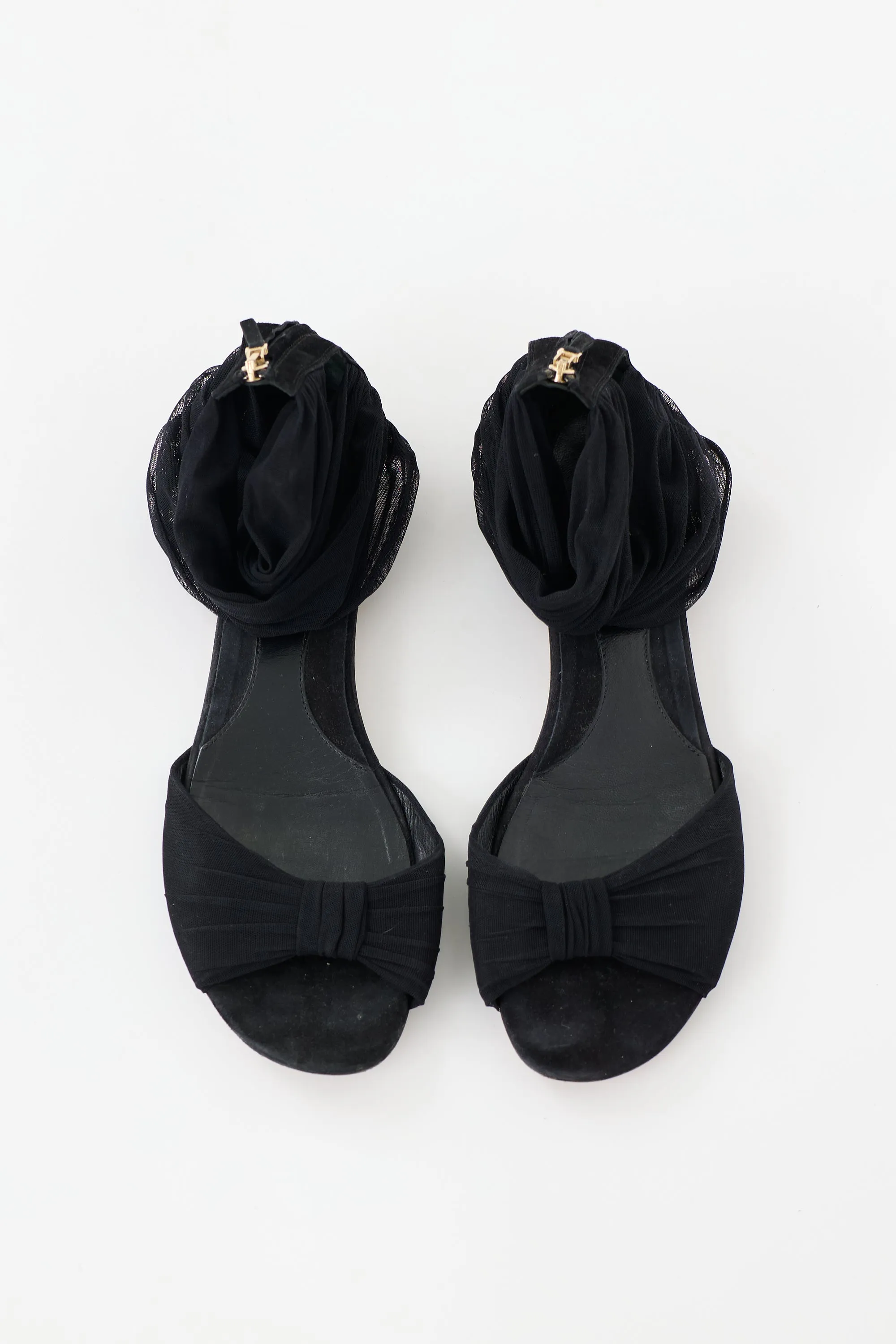Mesh Ankle Wrap Sandal sold by VSP Consignment product image thumbnail 2