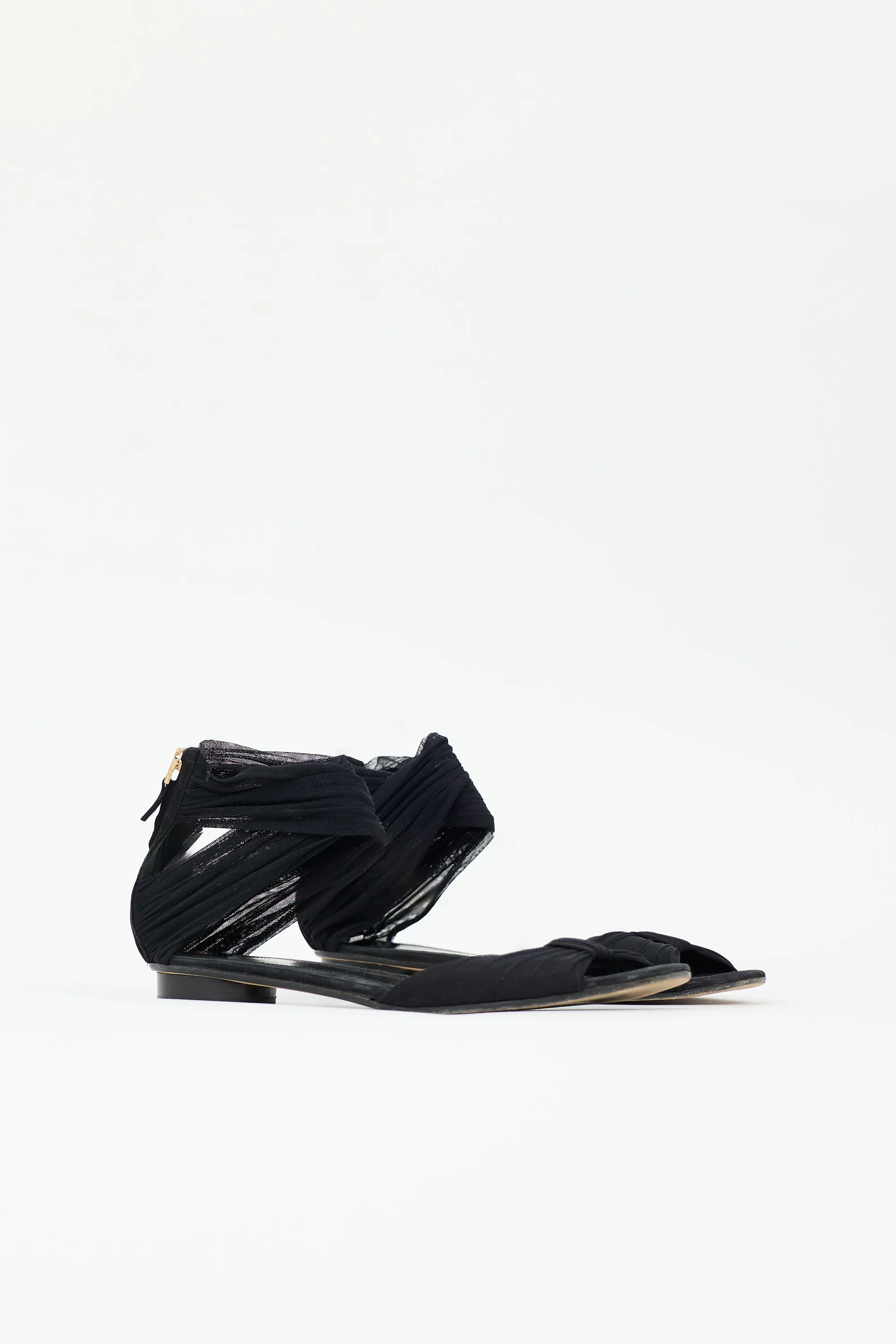 Mesh Ankle Wrap Sandal sold by VSP Consignment product image thumbnail 3