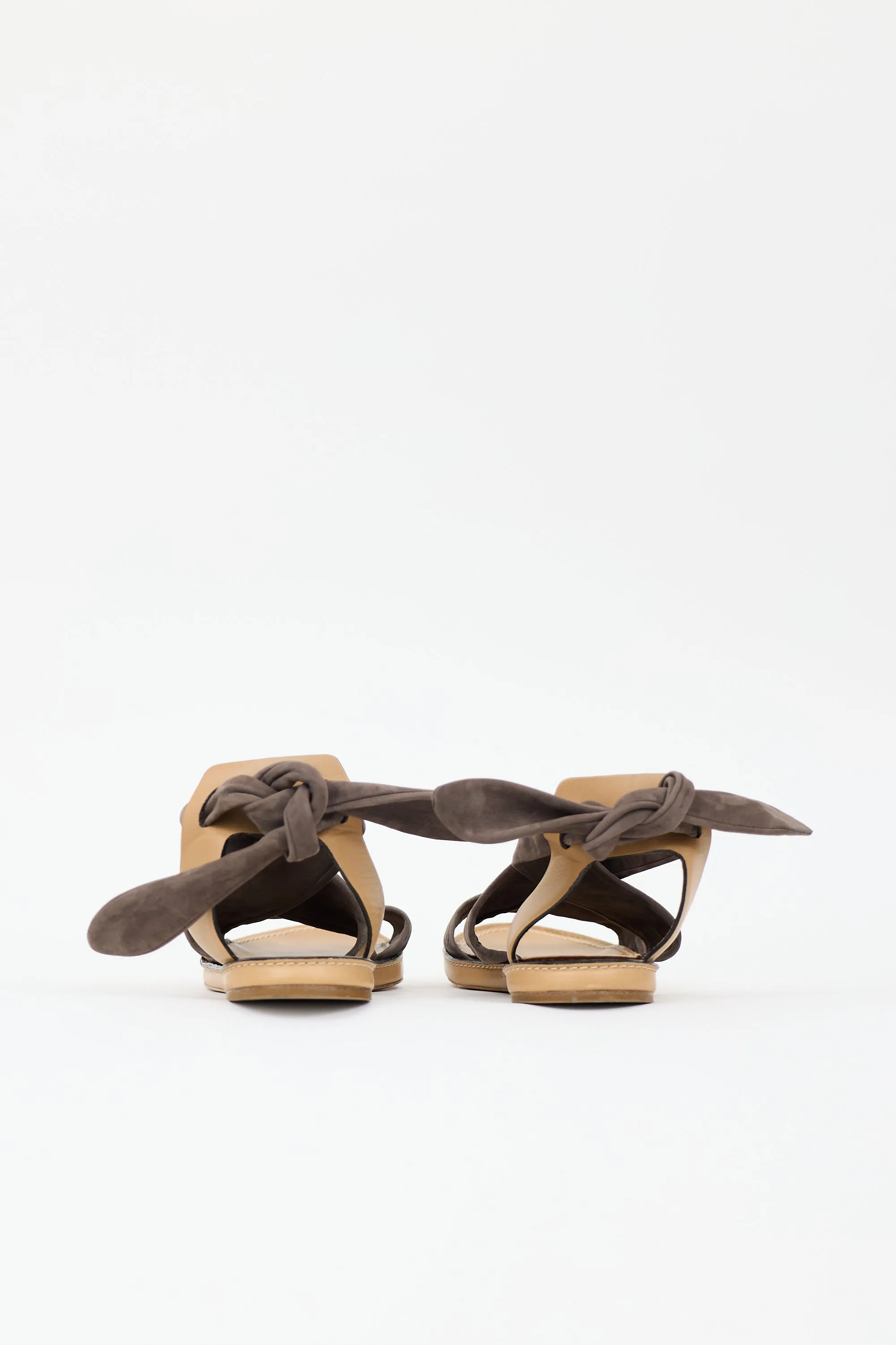 Leather & Suede Sandal sold by VSP Consignment product image thumbnail 4