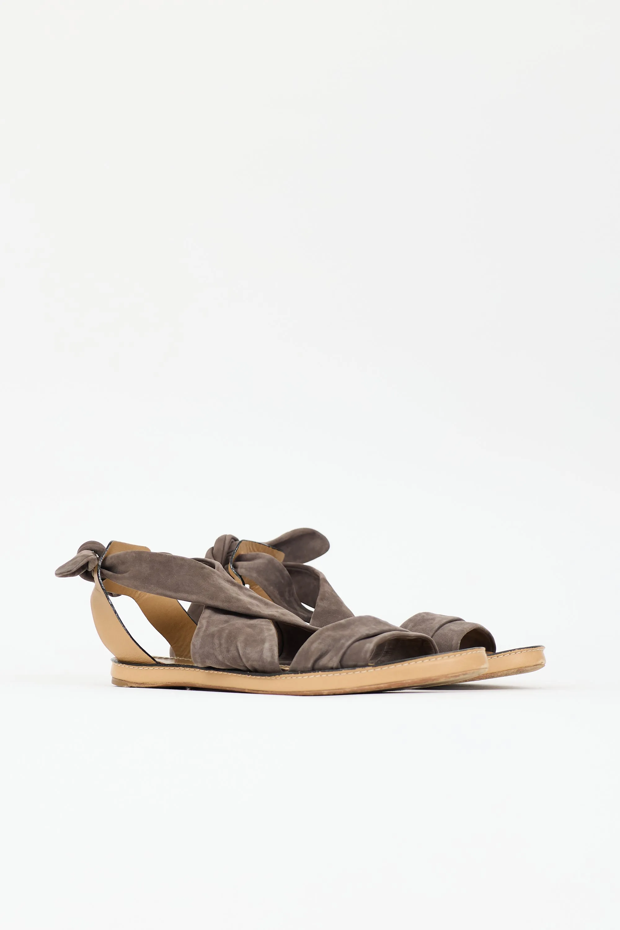 Leather & Suede Sandal sold by VSP Consignment product image thumbnail 3