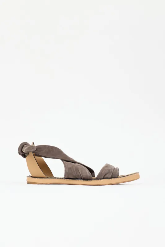 Leather & Suede Sandal made by Chloe