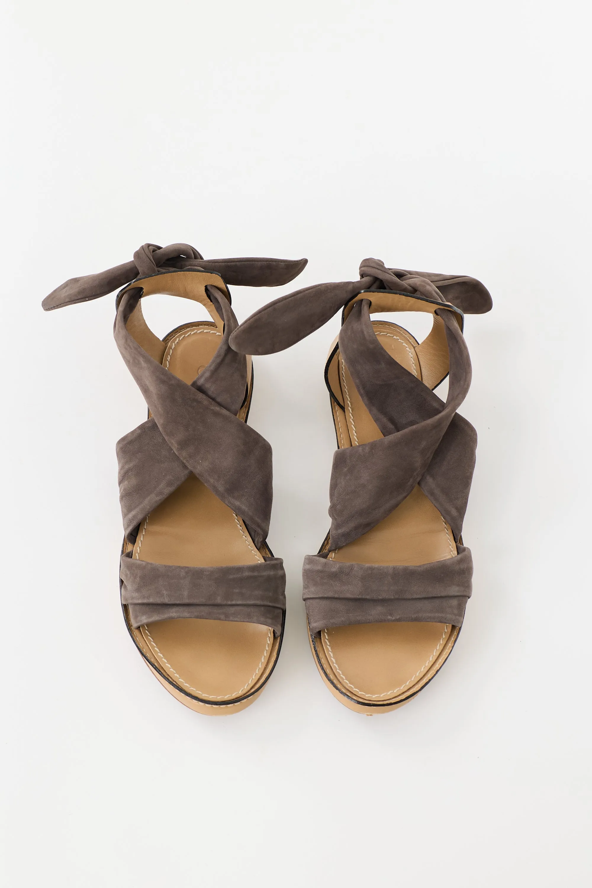 Leather & Suede Sandal sold by VSP Consignment product image thumbnail 2
