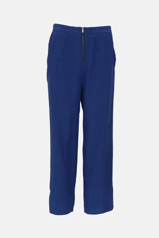 Silk Zip Tapered Pant made by Celine