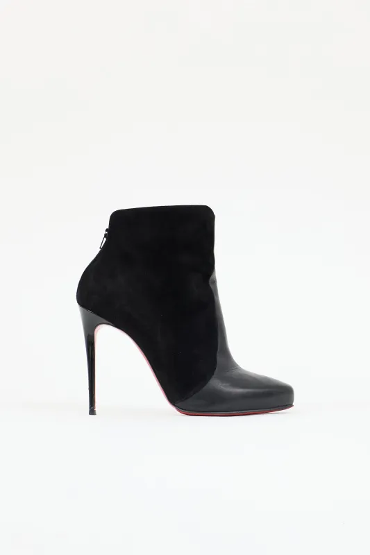 Leather Panelled Gaetanina Bootie sold by VSP Consignment