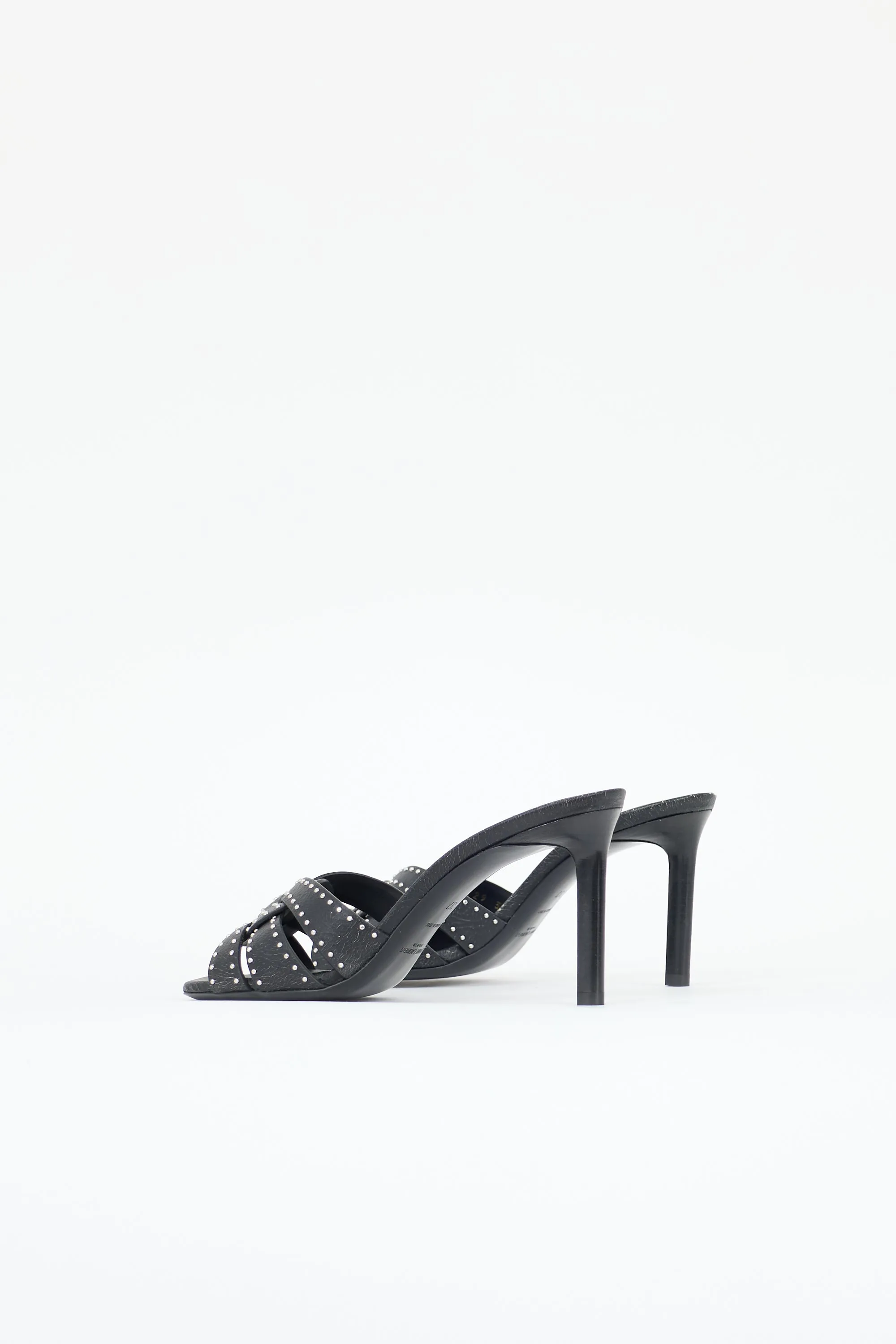 Cracked Leather Tribute Mule sold by VSP Consignment product image thumbnail 4