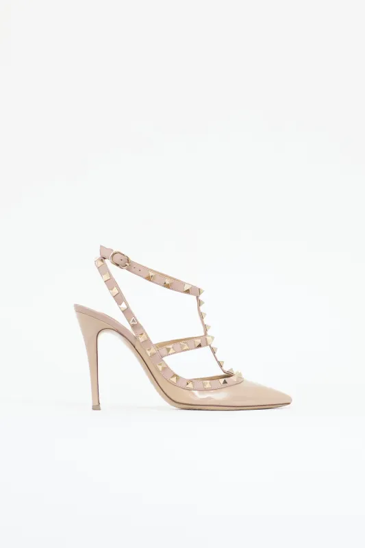 Patent Leather Rockstud Pump made by Valentino