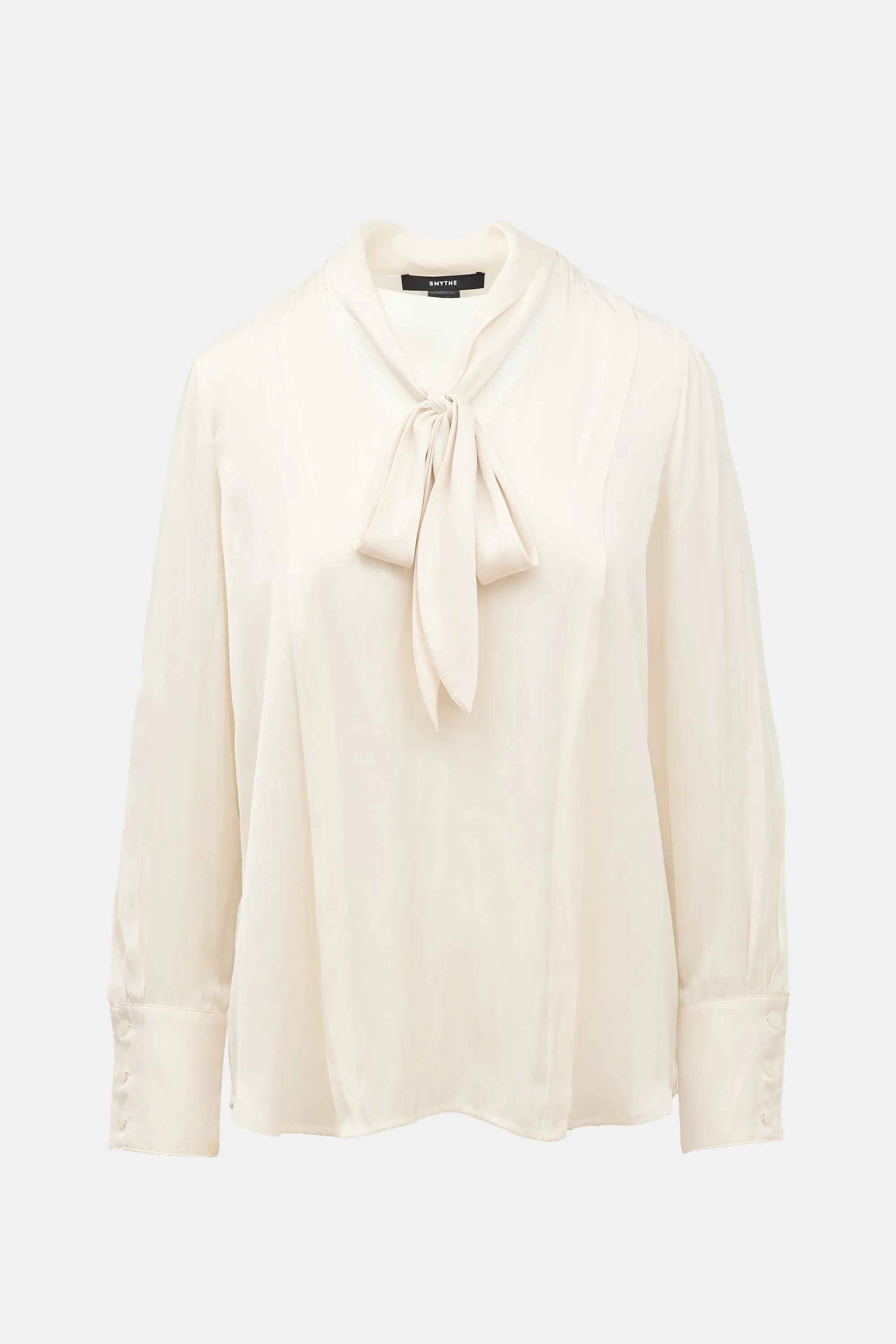 Satin Neck Tie Blouse sold by VSP Consignment