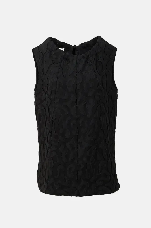 Textured Pattern Blouse sold by VSP Consignment