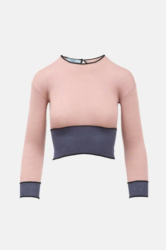 Colourblock Sweater made by Prada