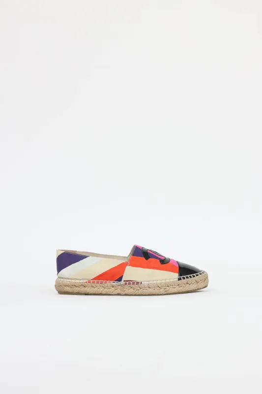 Canvas CC Espadrille Flat sold by VSP Consignment