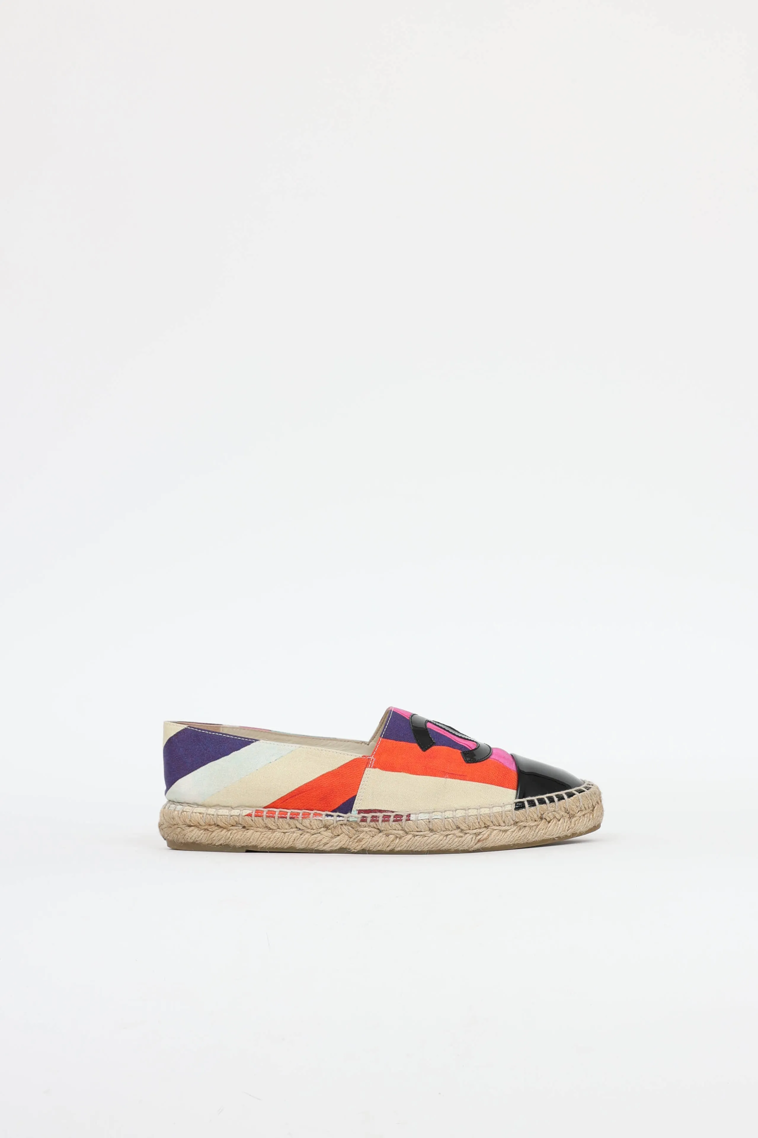 Canvas CC Espadrille Flat sold by VSP Consignment
