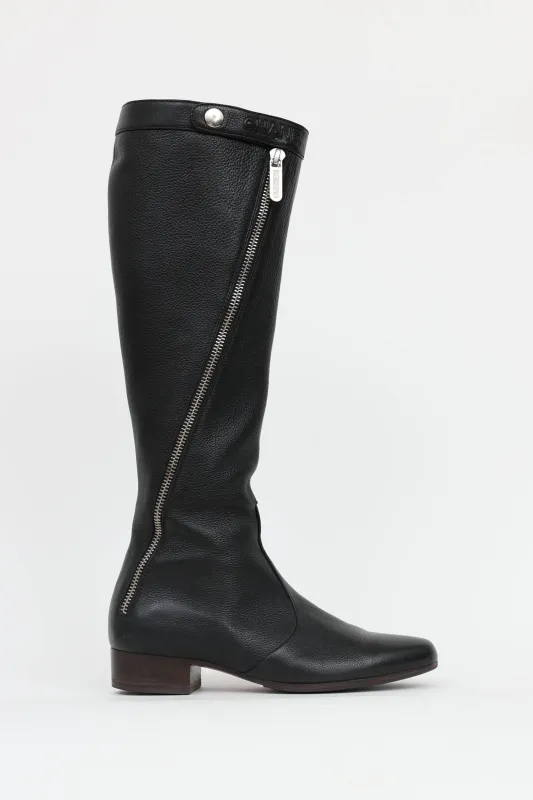 2008 Leather Riding Boot sold by VSP Consignment