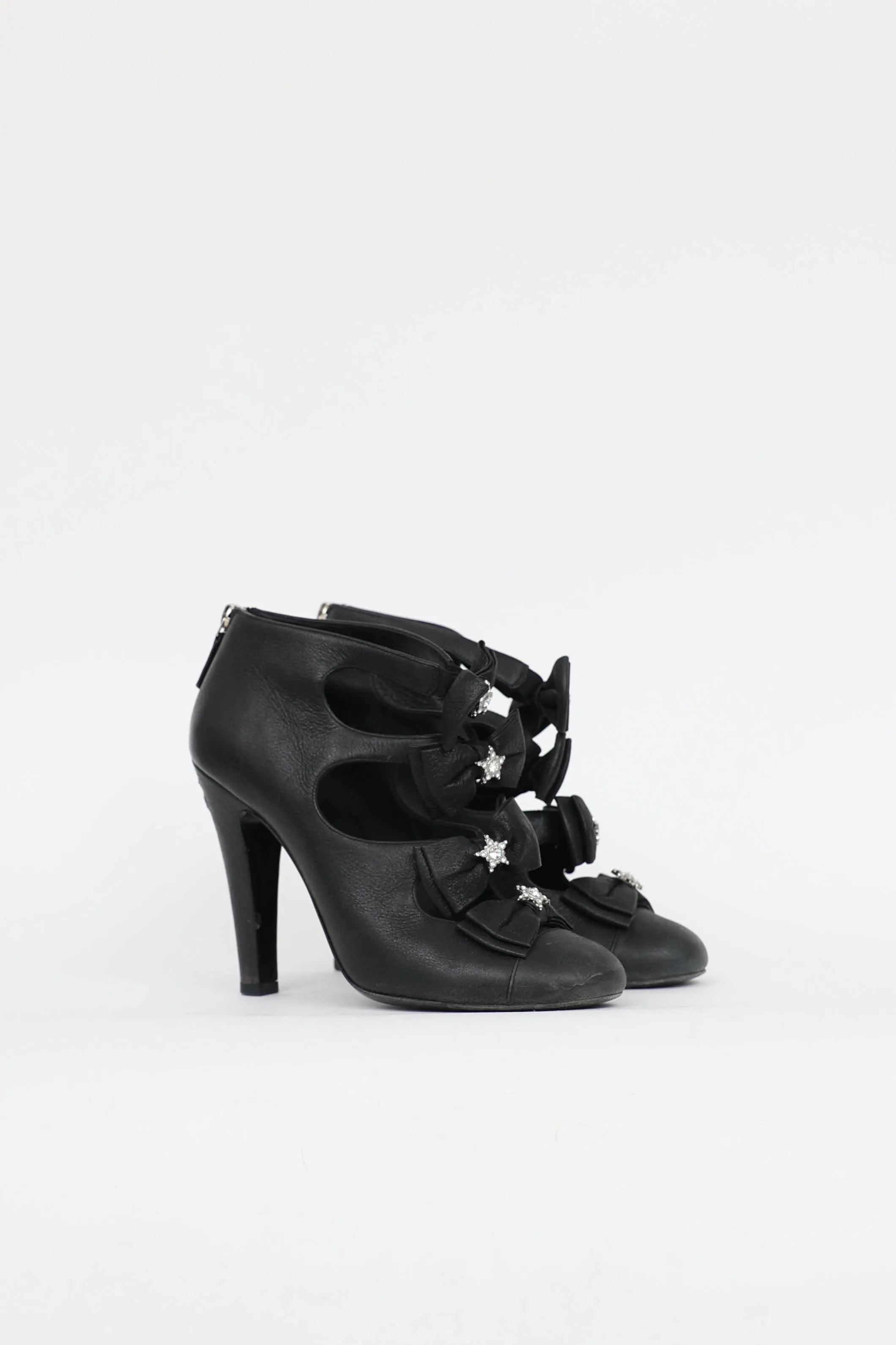 Embellished Bow Booties sold by VSP Consignment product image thumbnail 2