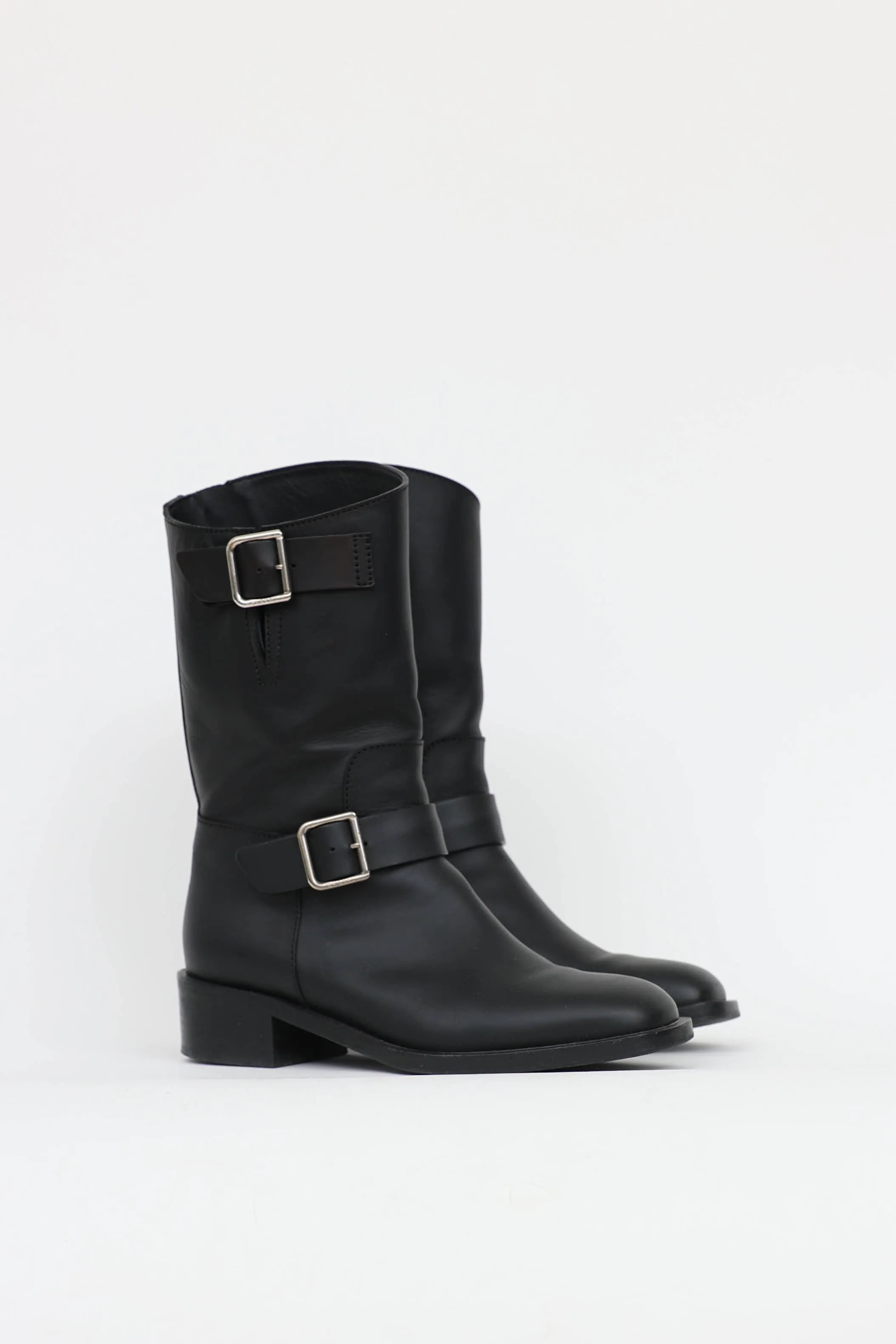 Leather Biker Boot sold by VSP Consignment product image thumbnail 2