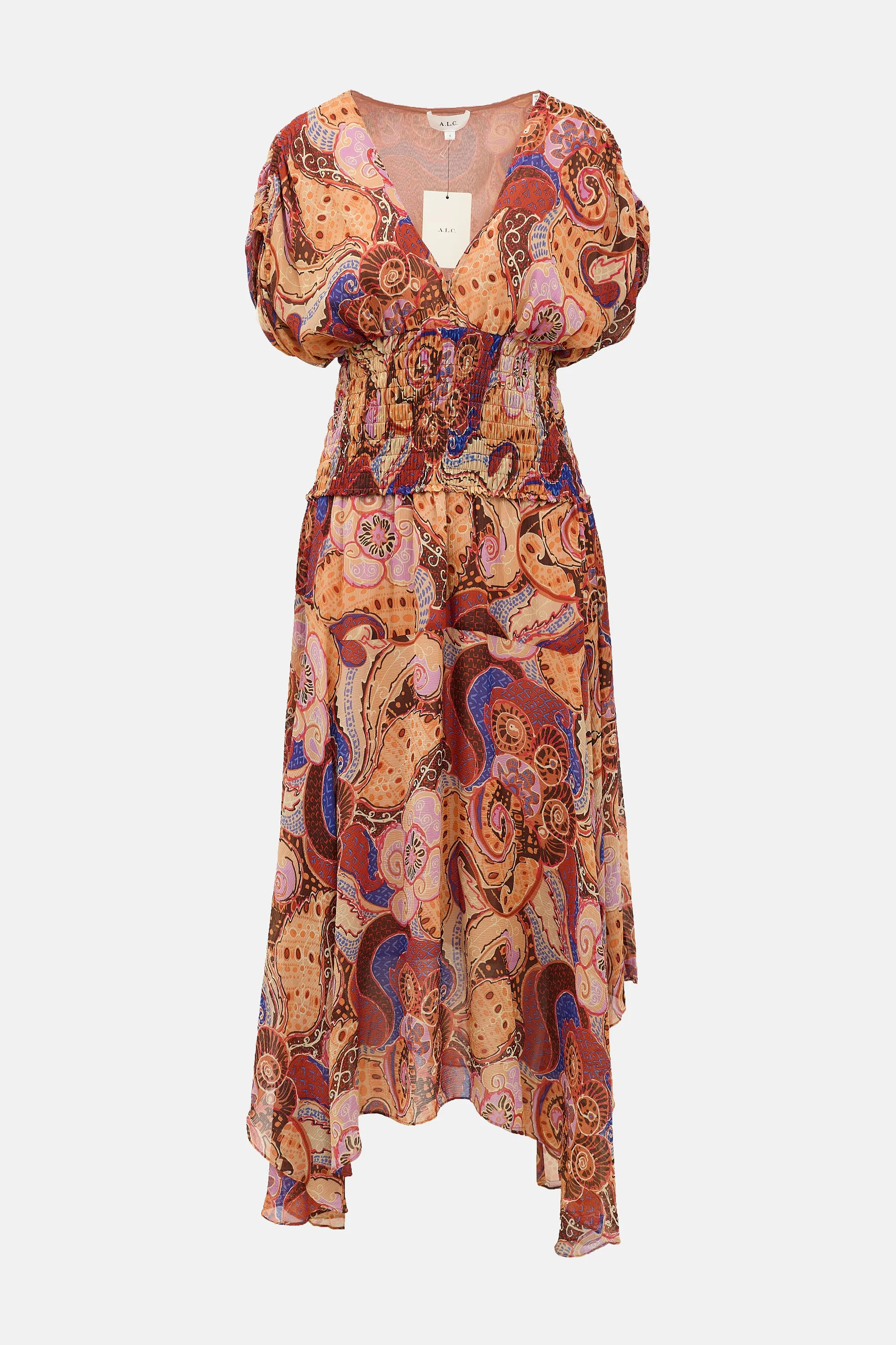 Silk Paisley Lucia Dress sold by VSP Consignment